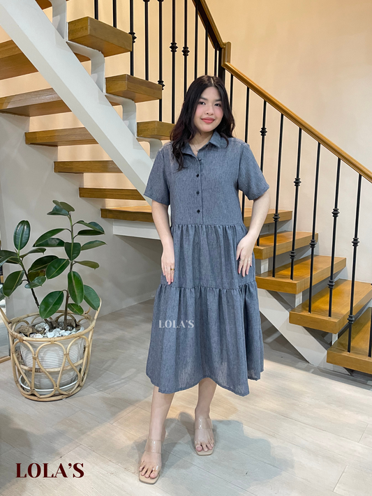 Emily Dress (Elegant Grey)