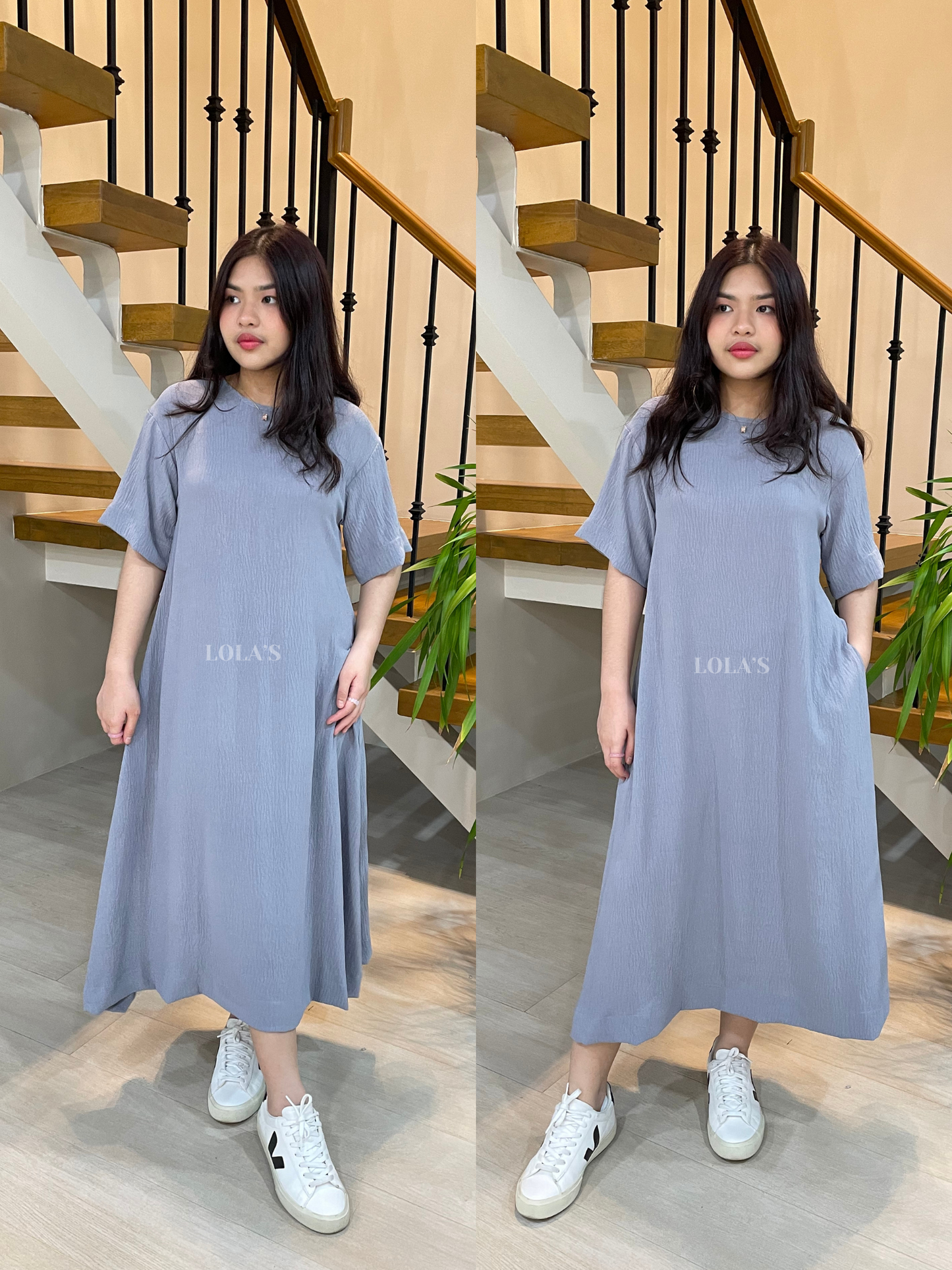 Luna Dress (Cloud)