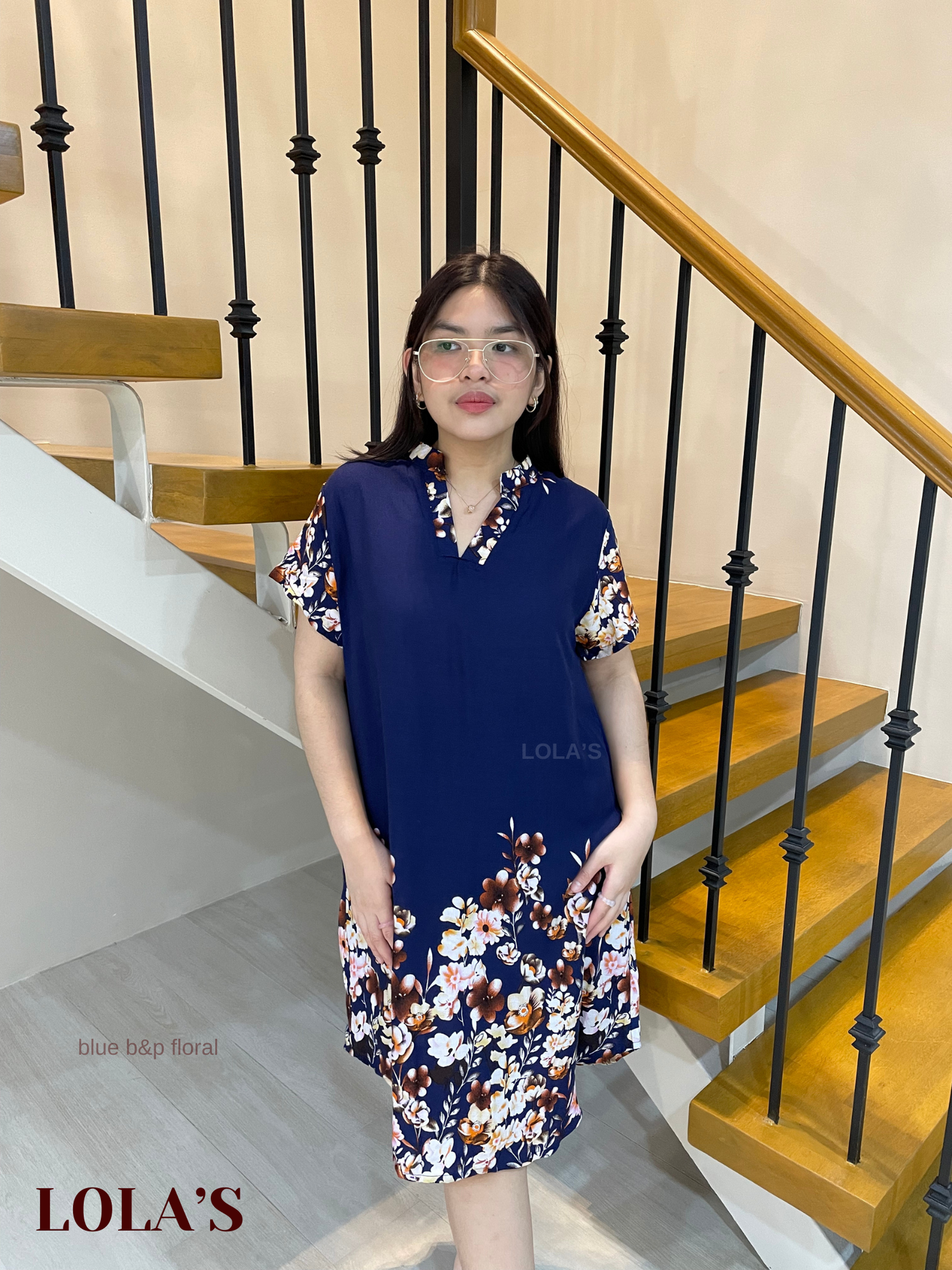 Corazon Dress (Blue BP Floral)