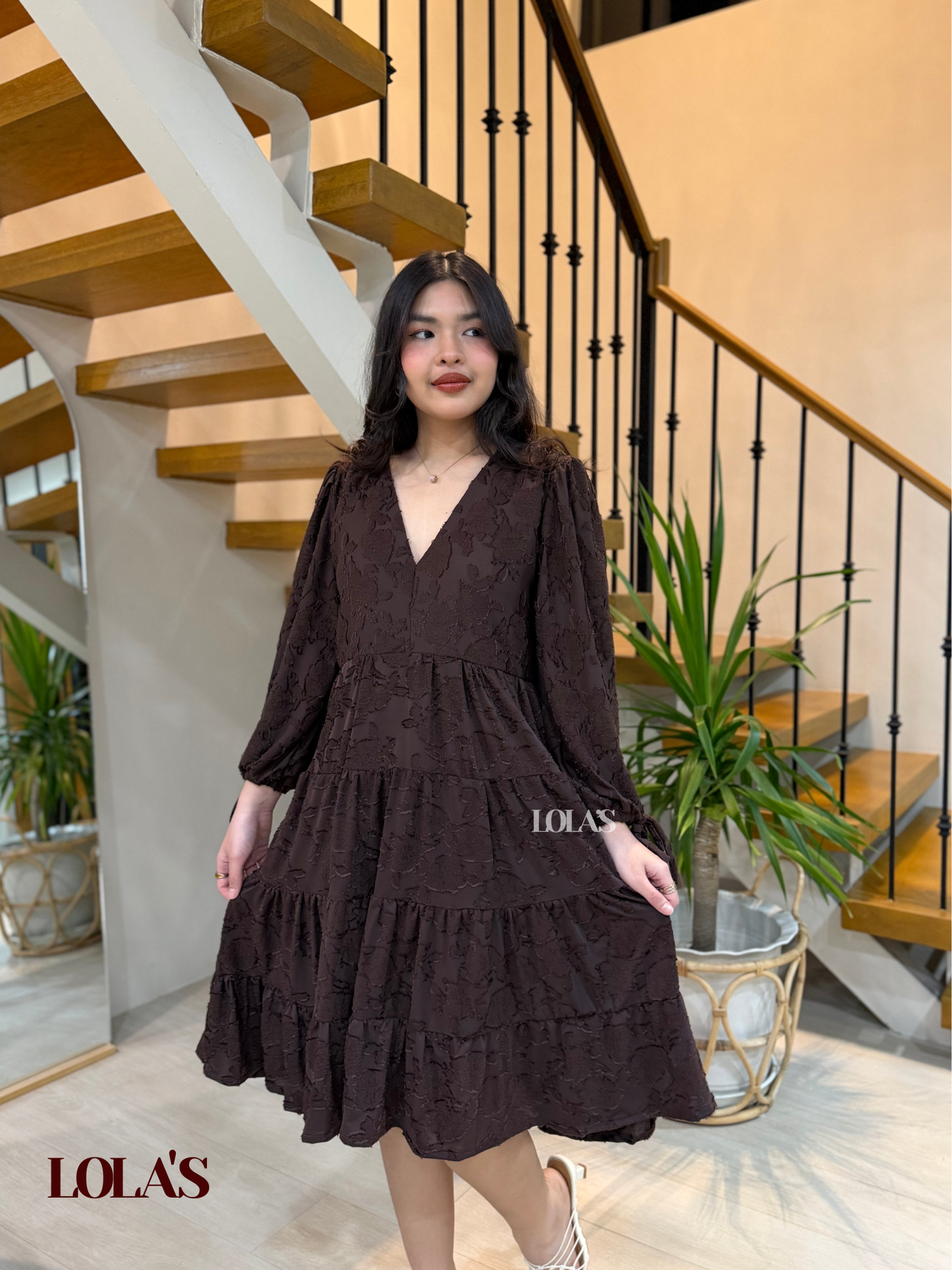 Diana Dress (Dark Choco)