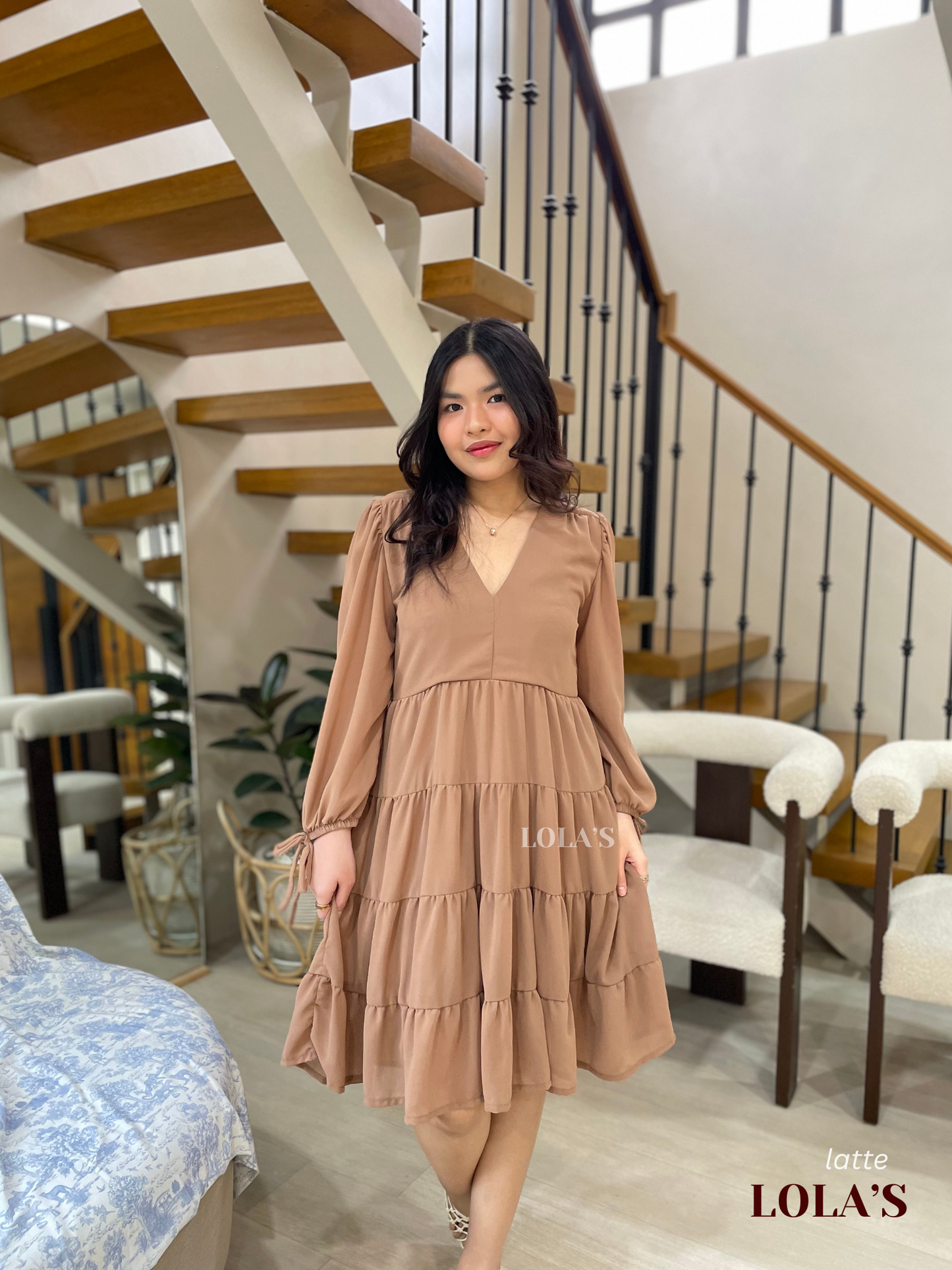 Diana Dress (Latte)