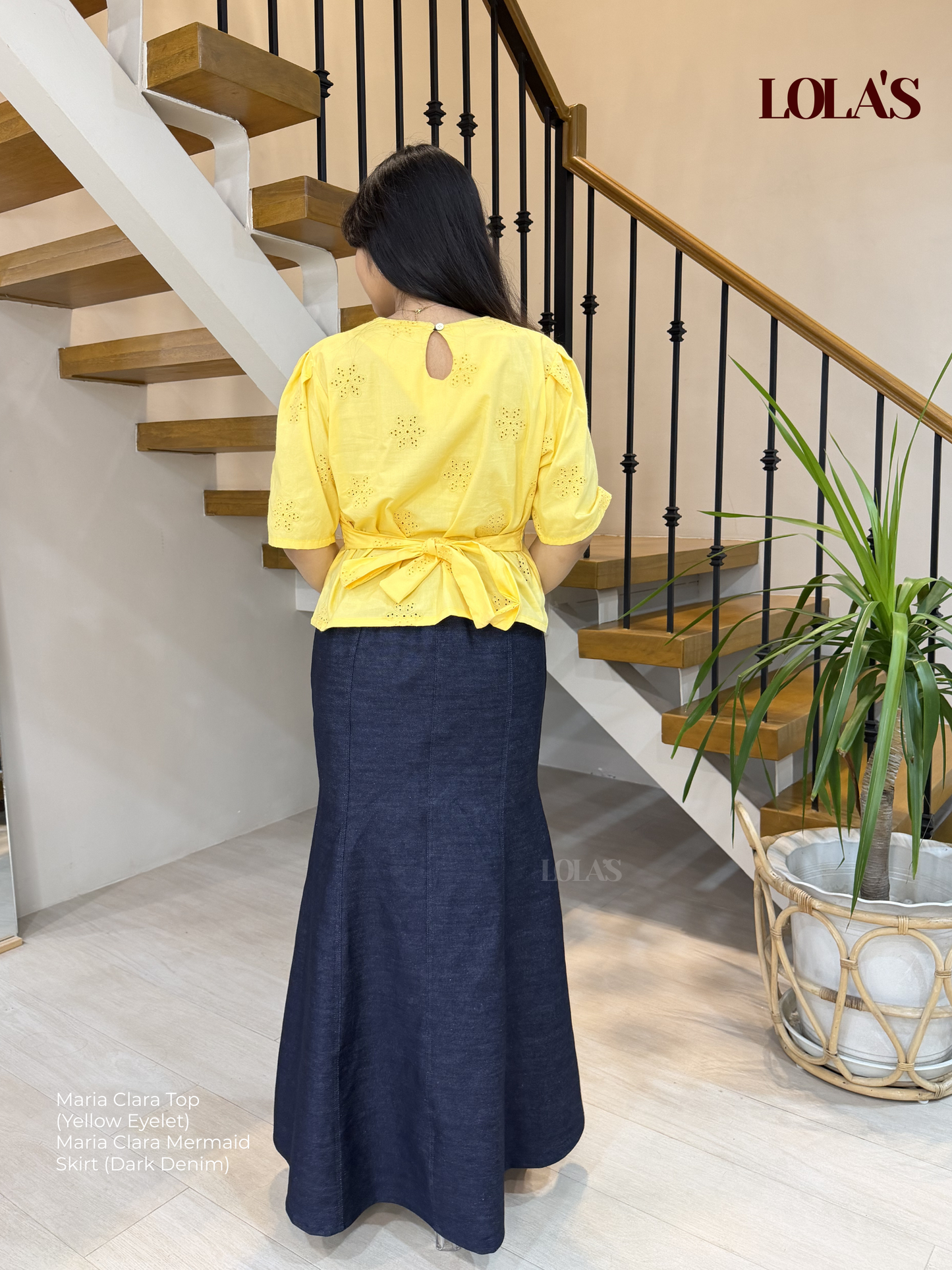 Maria Clara Skirt (Dark Denim)