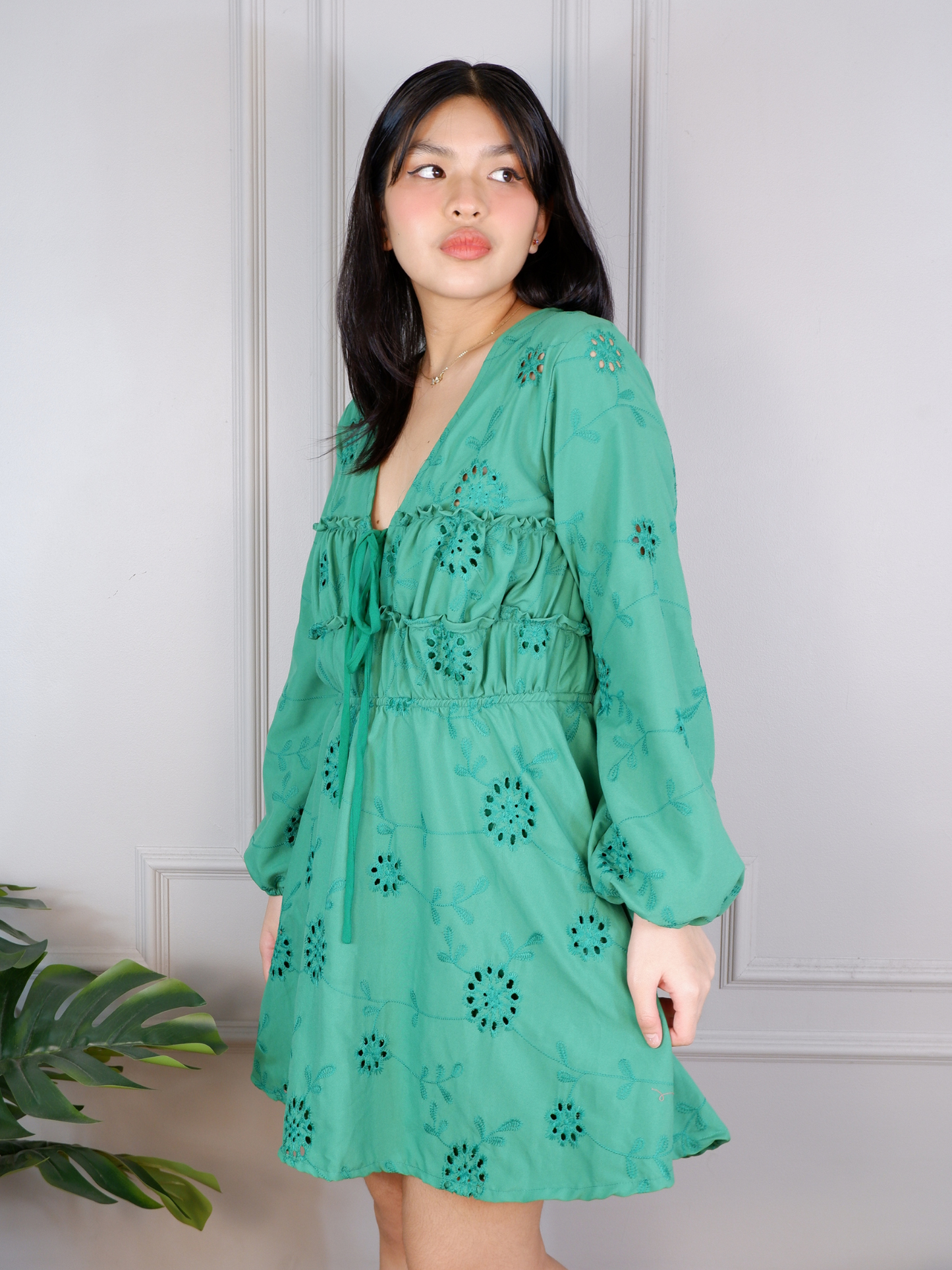 Nadine Dress (Emerald)