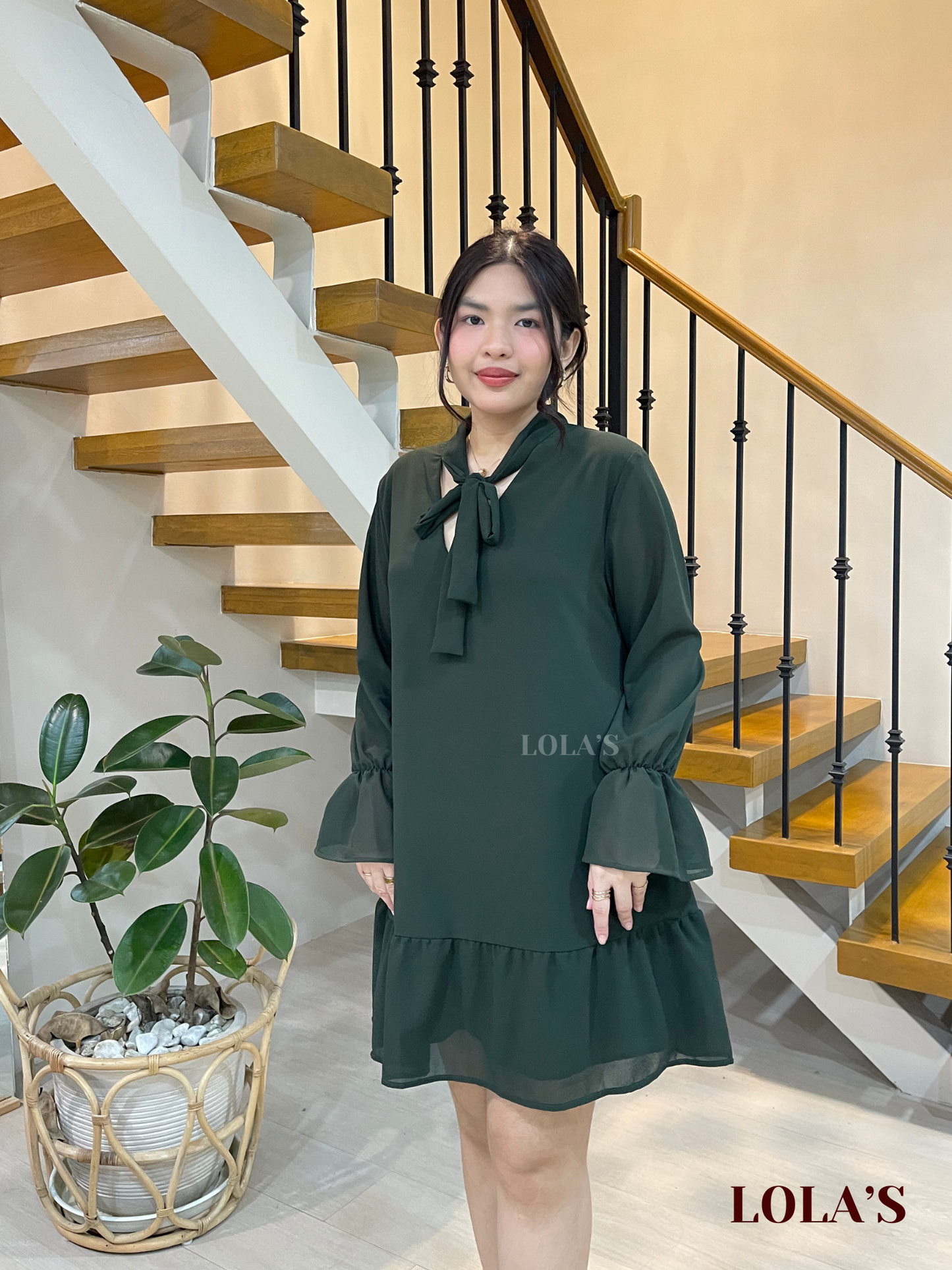 Daph Dress (Army Green)