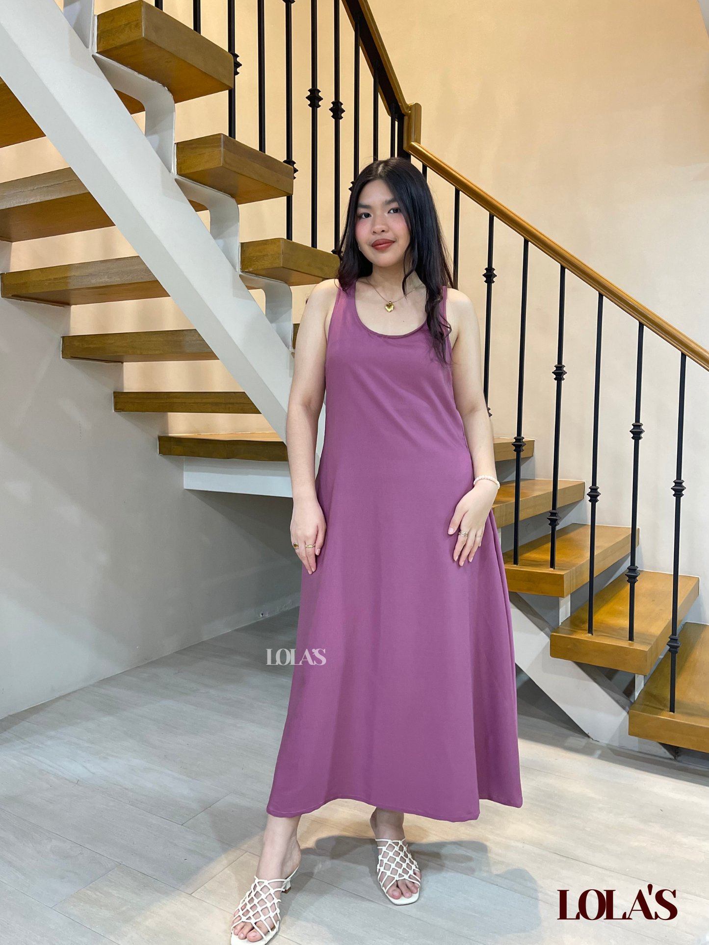 Miranda Dress (Mauve)