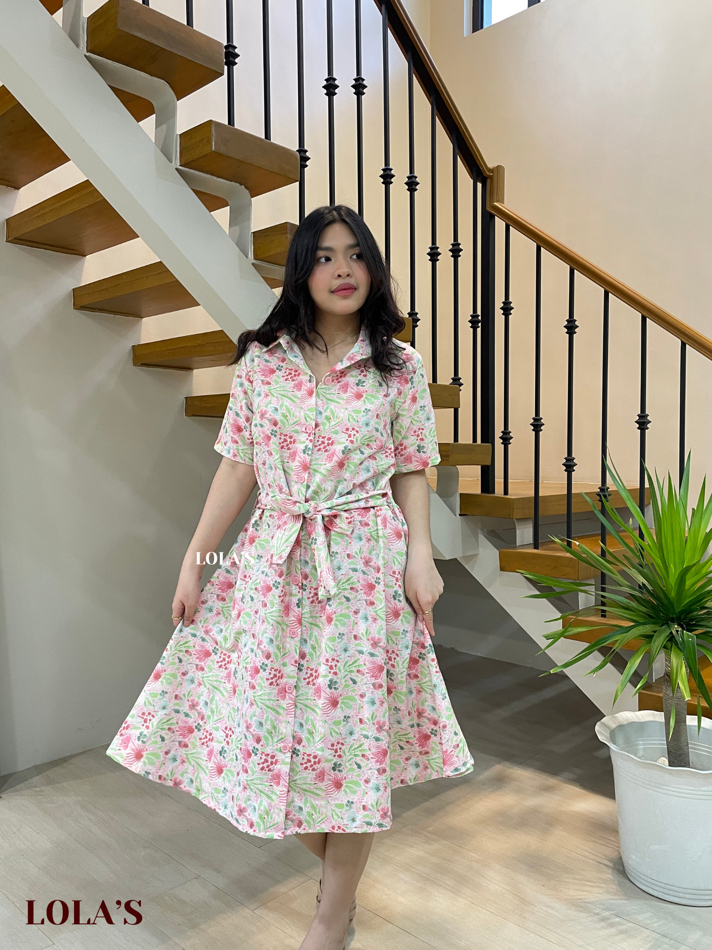 Alexa Polo Dress (Fresh Blooms)