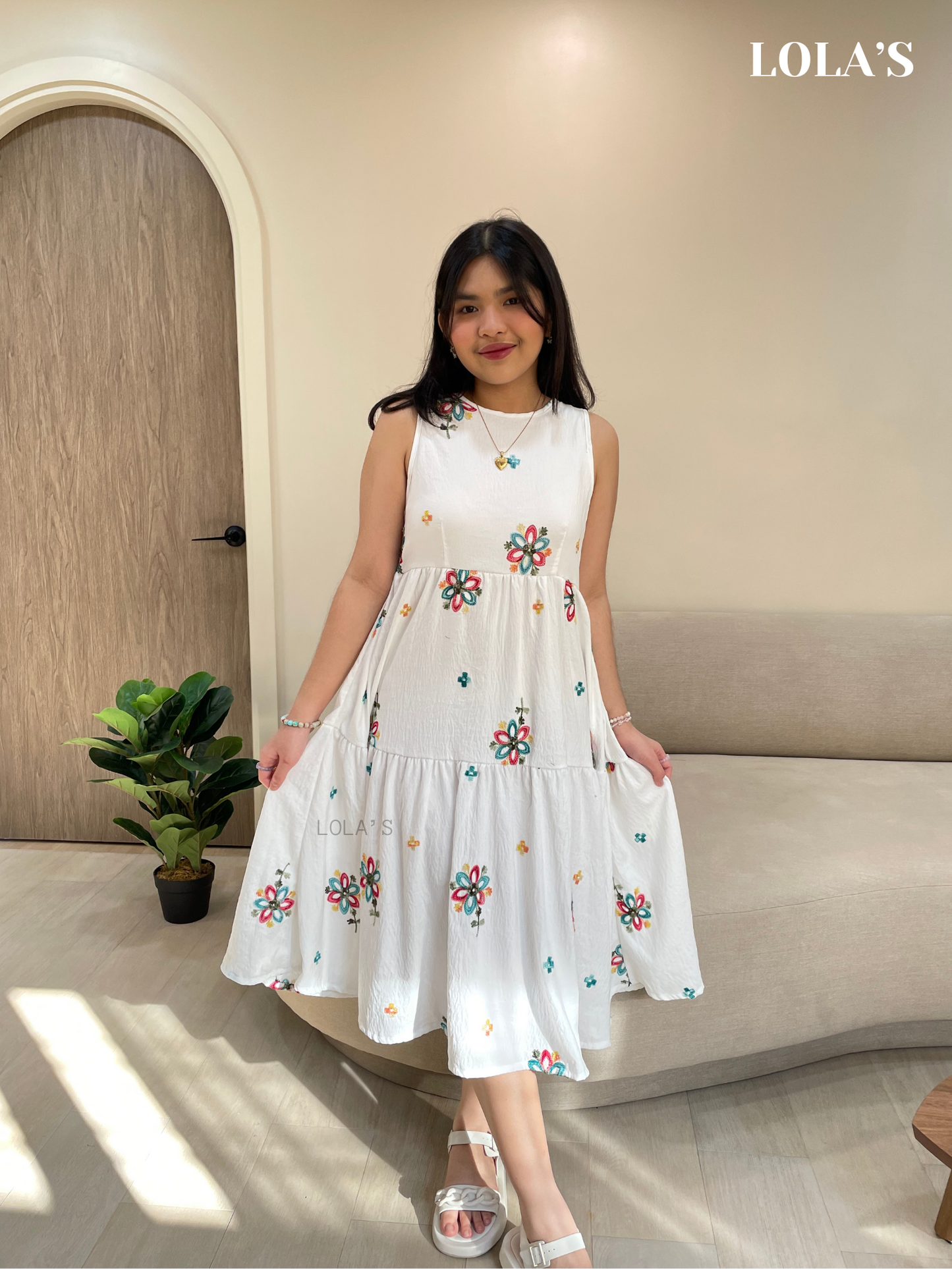 Miles Dress (White)