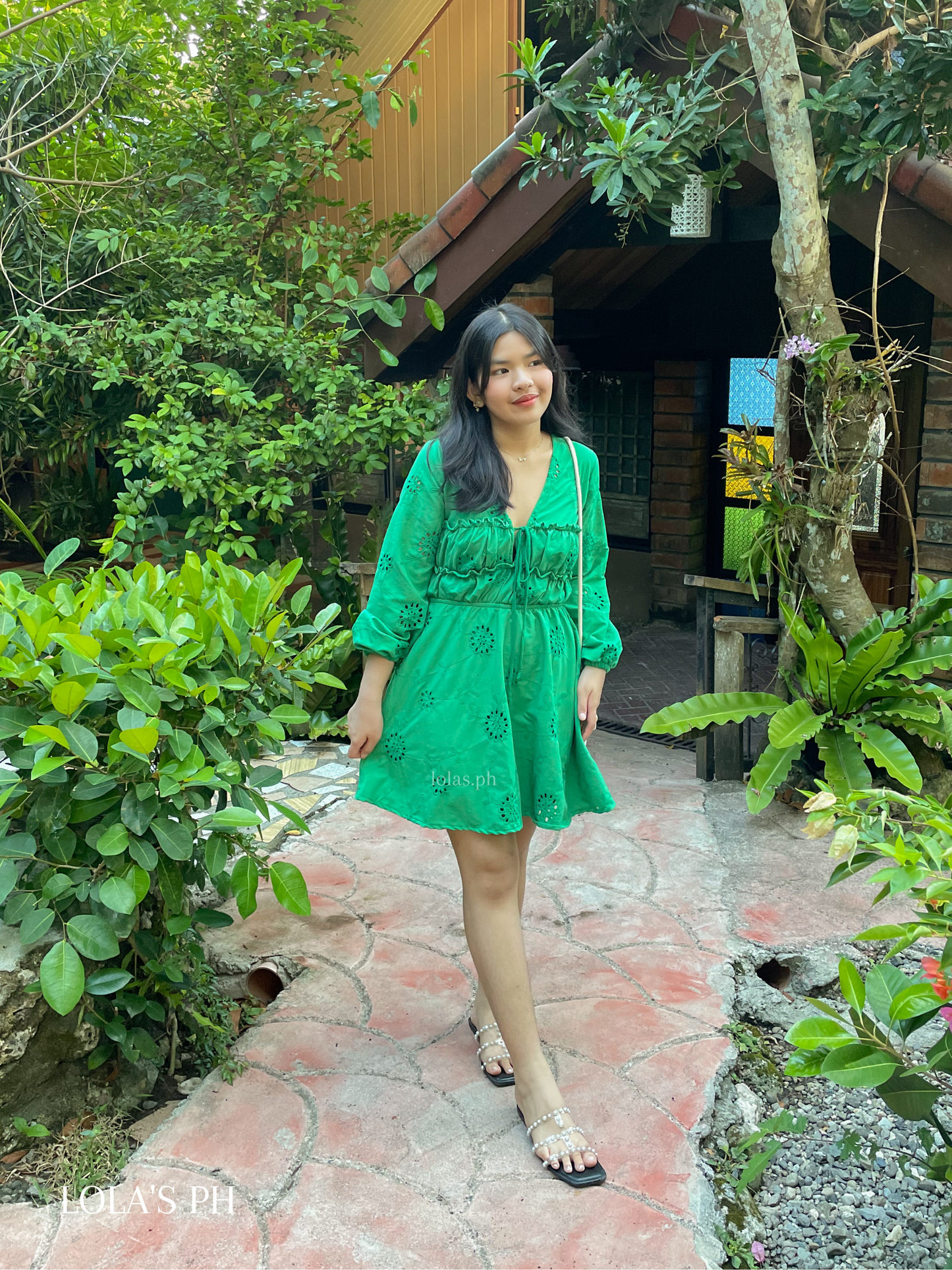 Nadine Dress (Emerald)