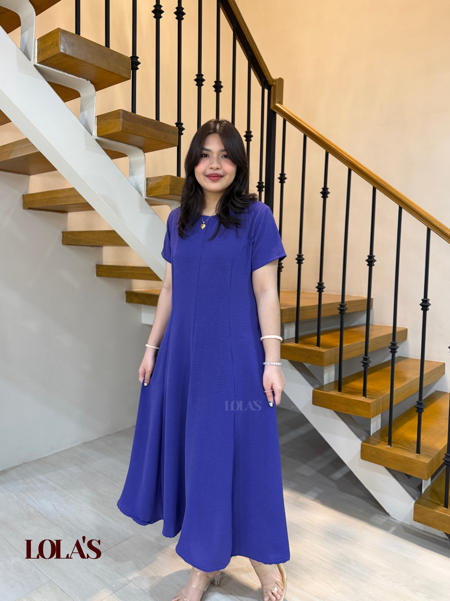 Kathleen Dress  (Purple)