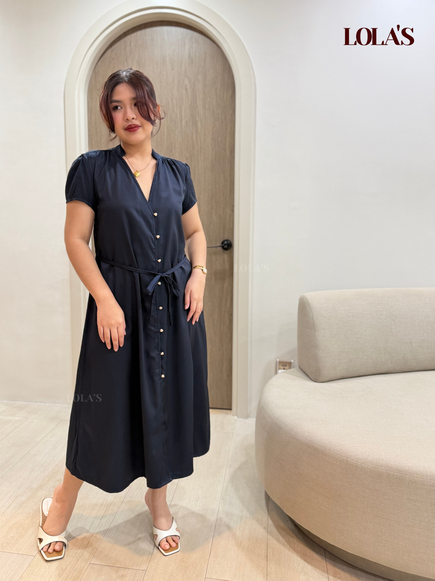 Kyle Dress (Dark Navy)