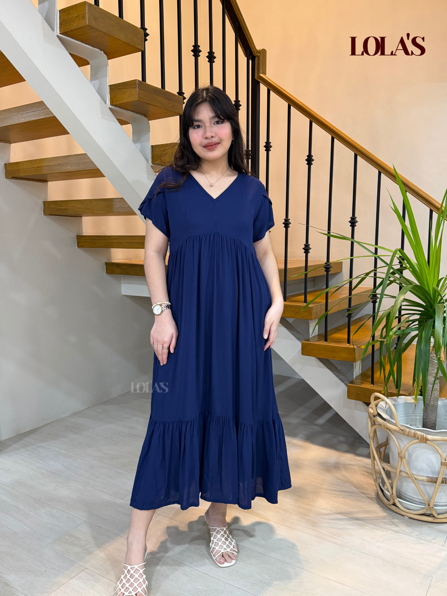 Jane Dress (Navy Blue)