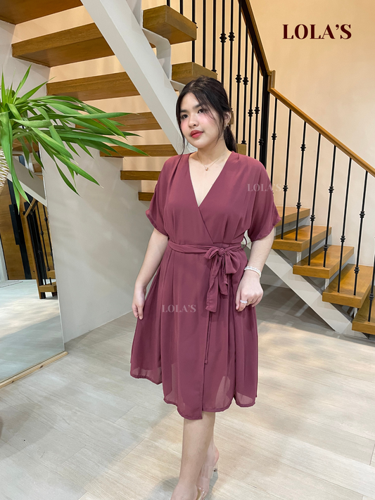 Linda Dress (Plum)