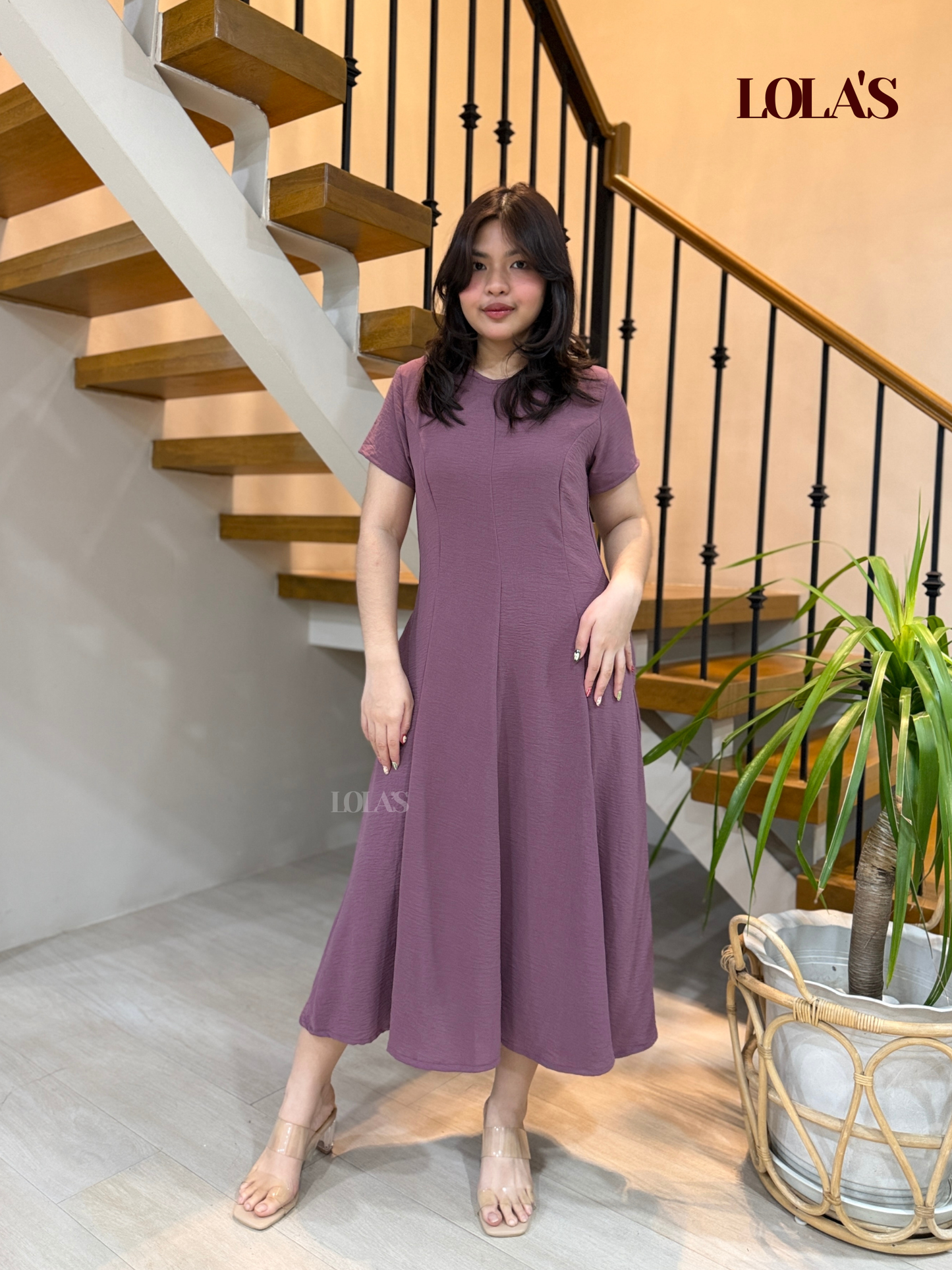 Kathleen Dress (Mauve)