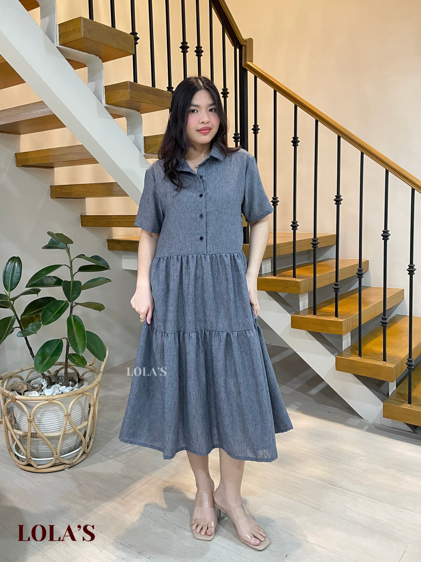 Emily Dress (Elegant Grey)