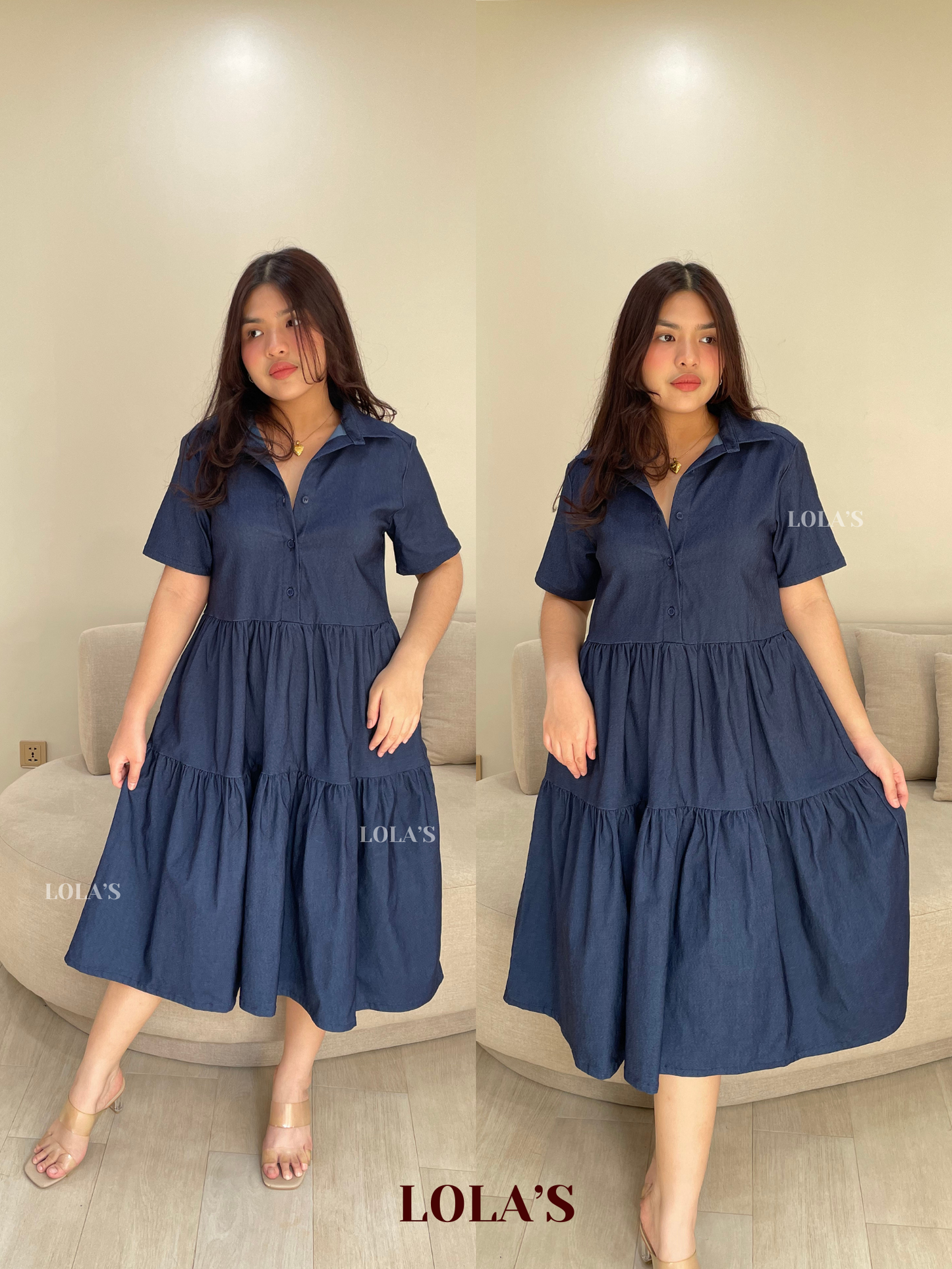 Emily Dress (Dark Denim)