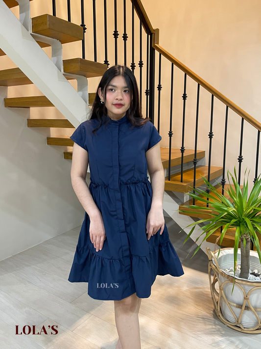 Jihyo Dress (Navy Blue)