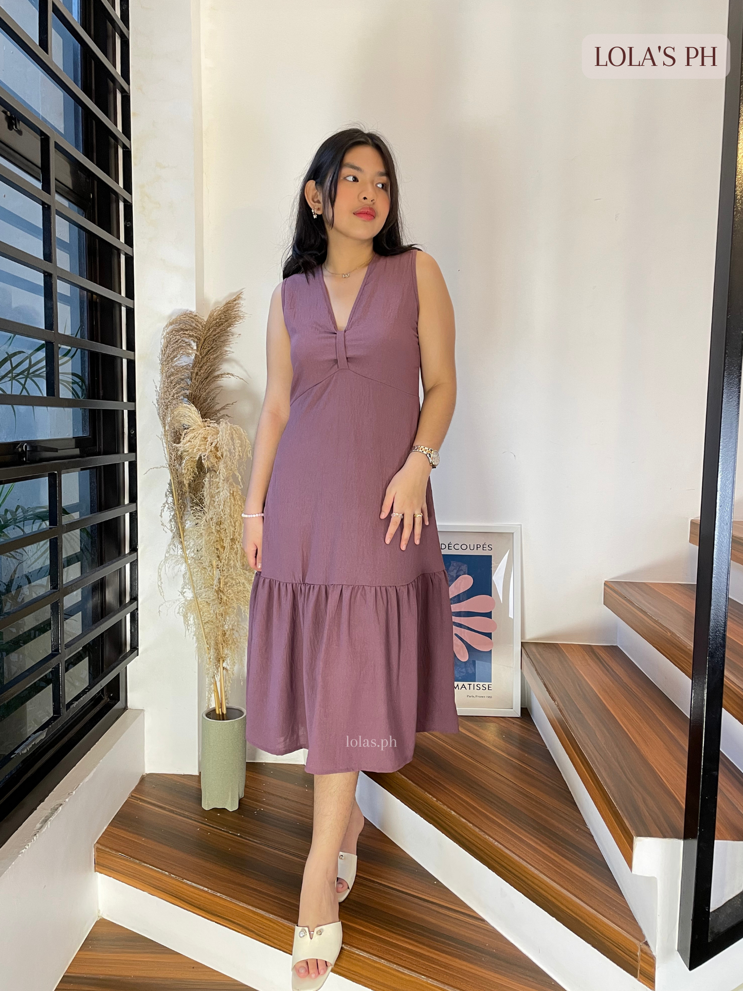 Hyekyo Dress (Dusty Mauve)