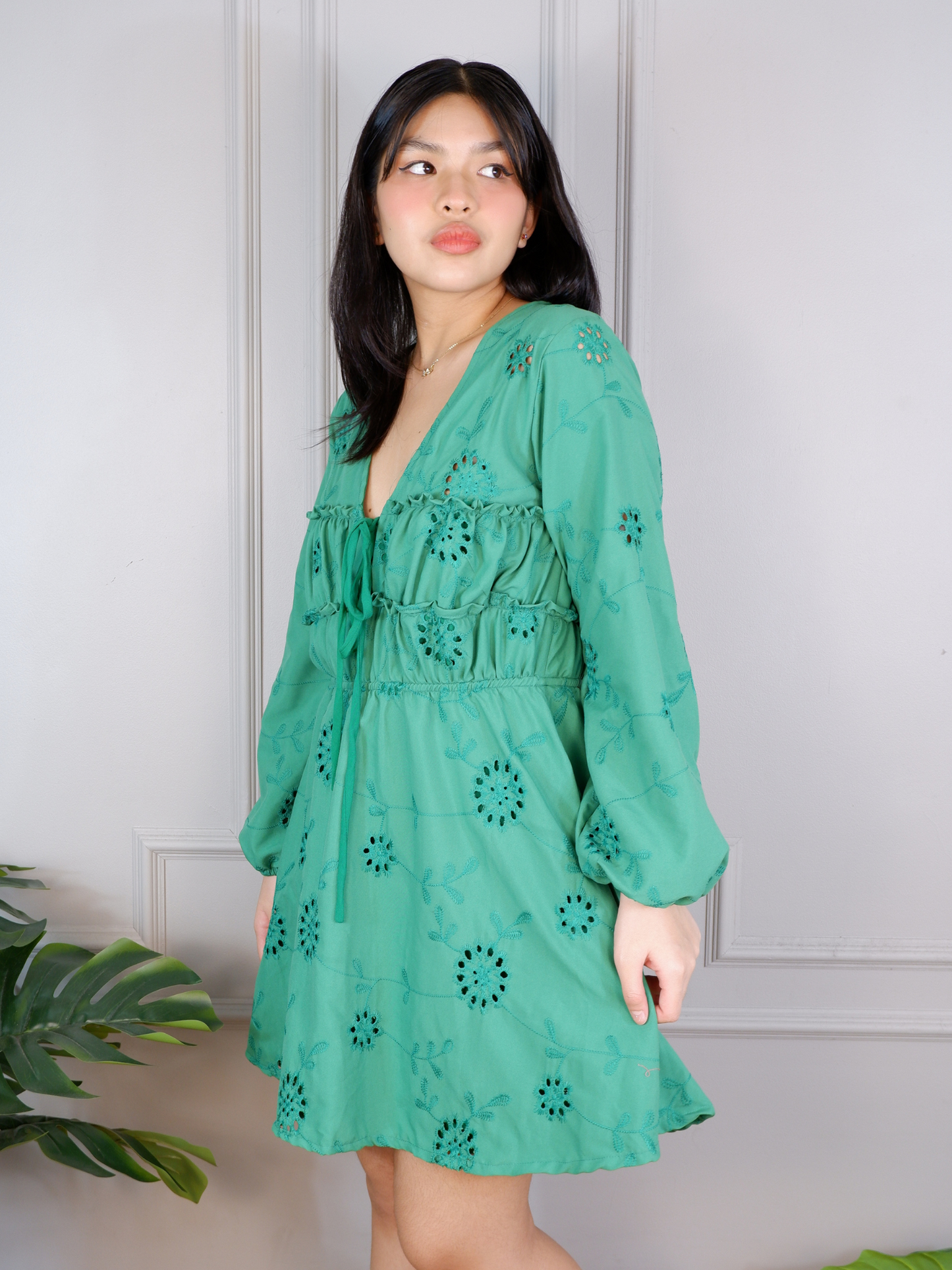 Nadine Dress (Emerald)