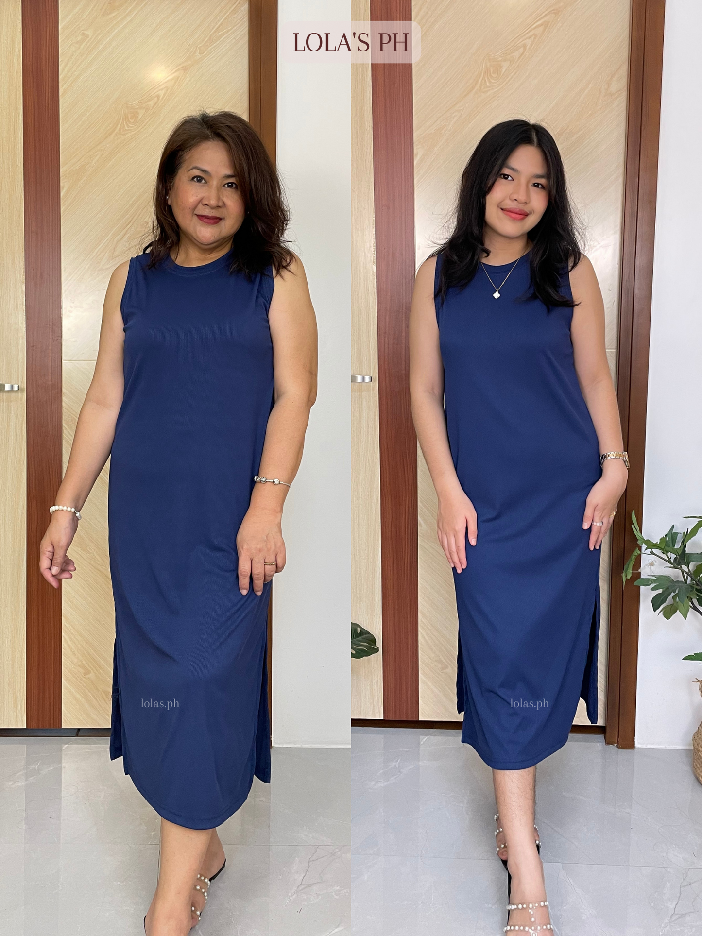 Dawn Dress (Navy Blue)