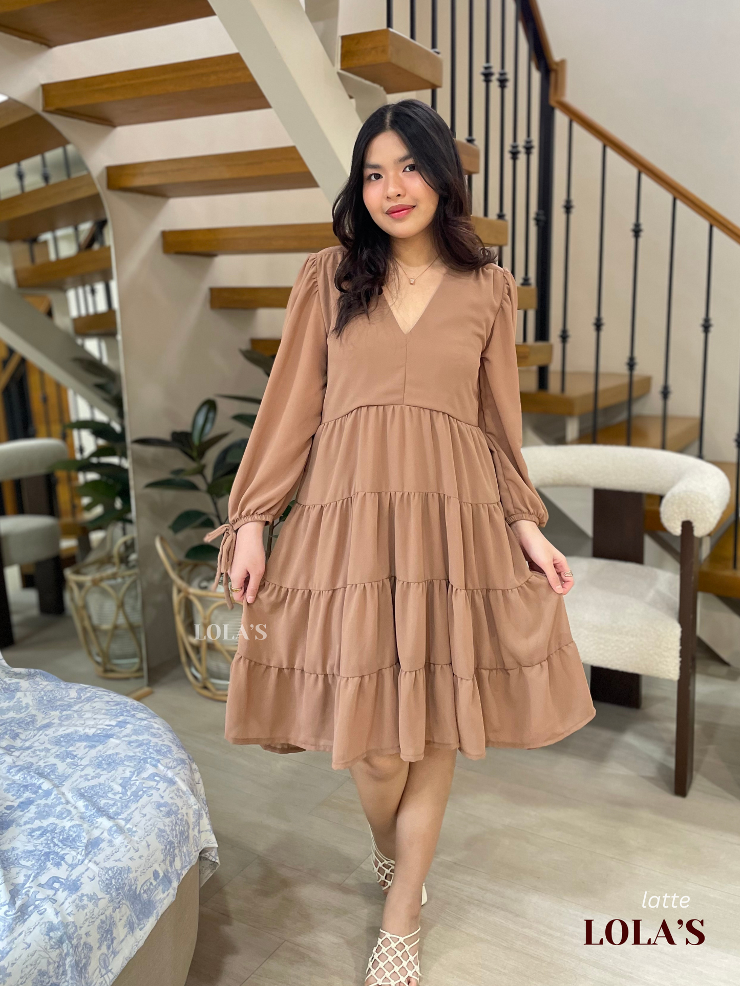 Diana Dress (Latte)