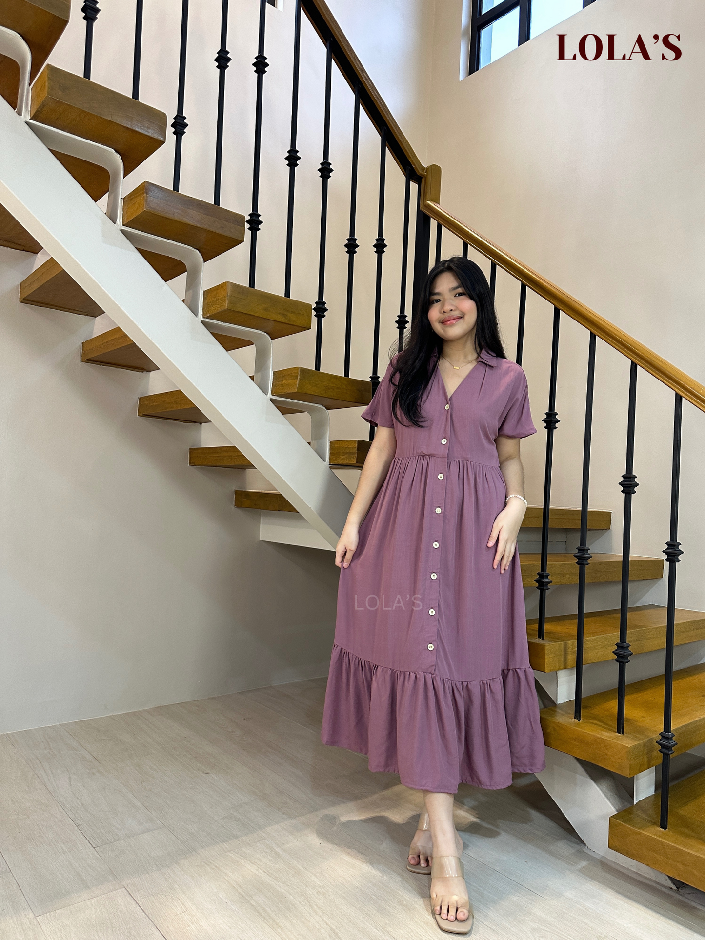 Regine Dress (Mauve)