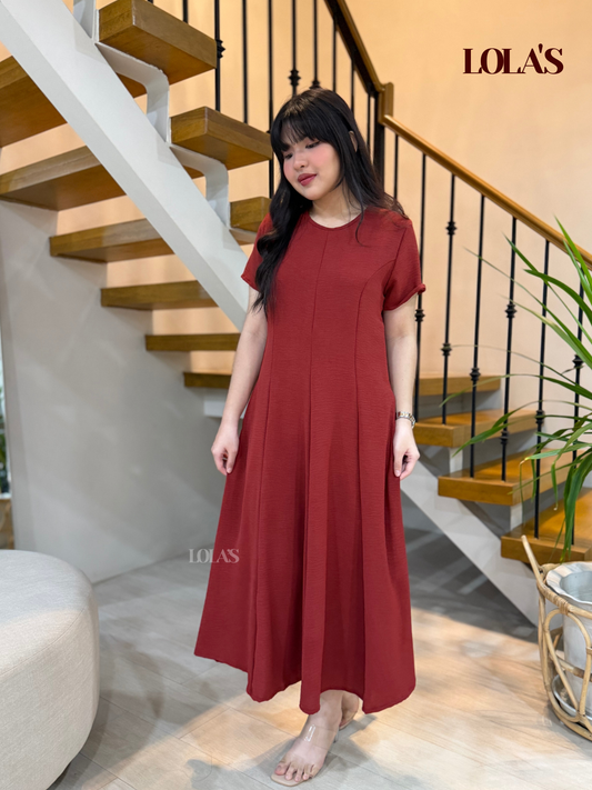 Kathleen Dress (Terracotta)