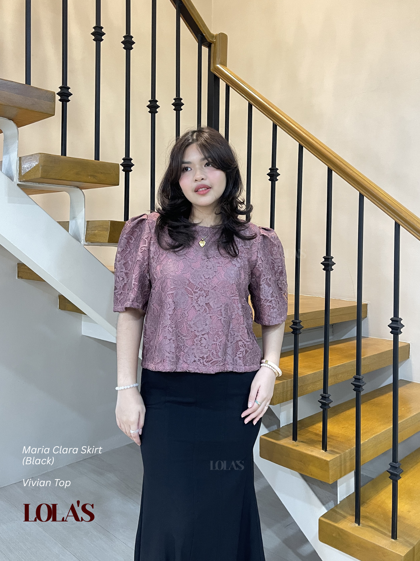 Maria Clara Skirt (Midnight Black)