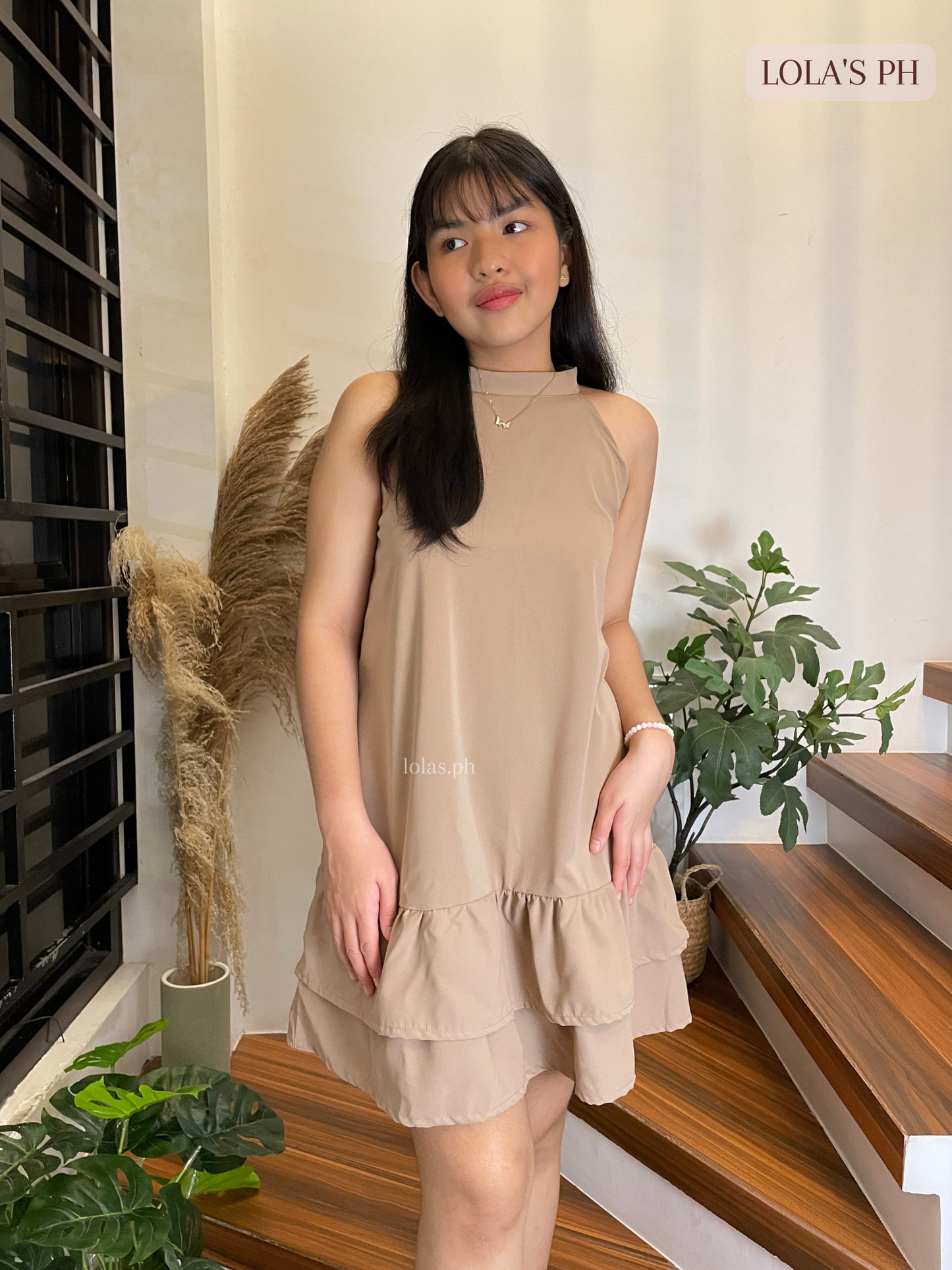 Glenda Dress (Nude)