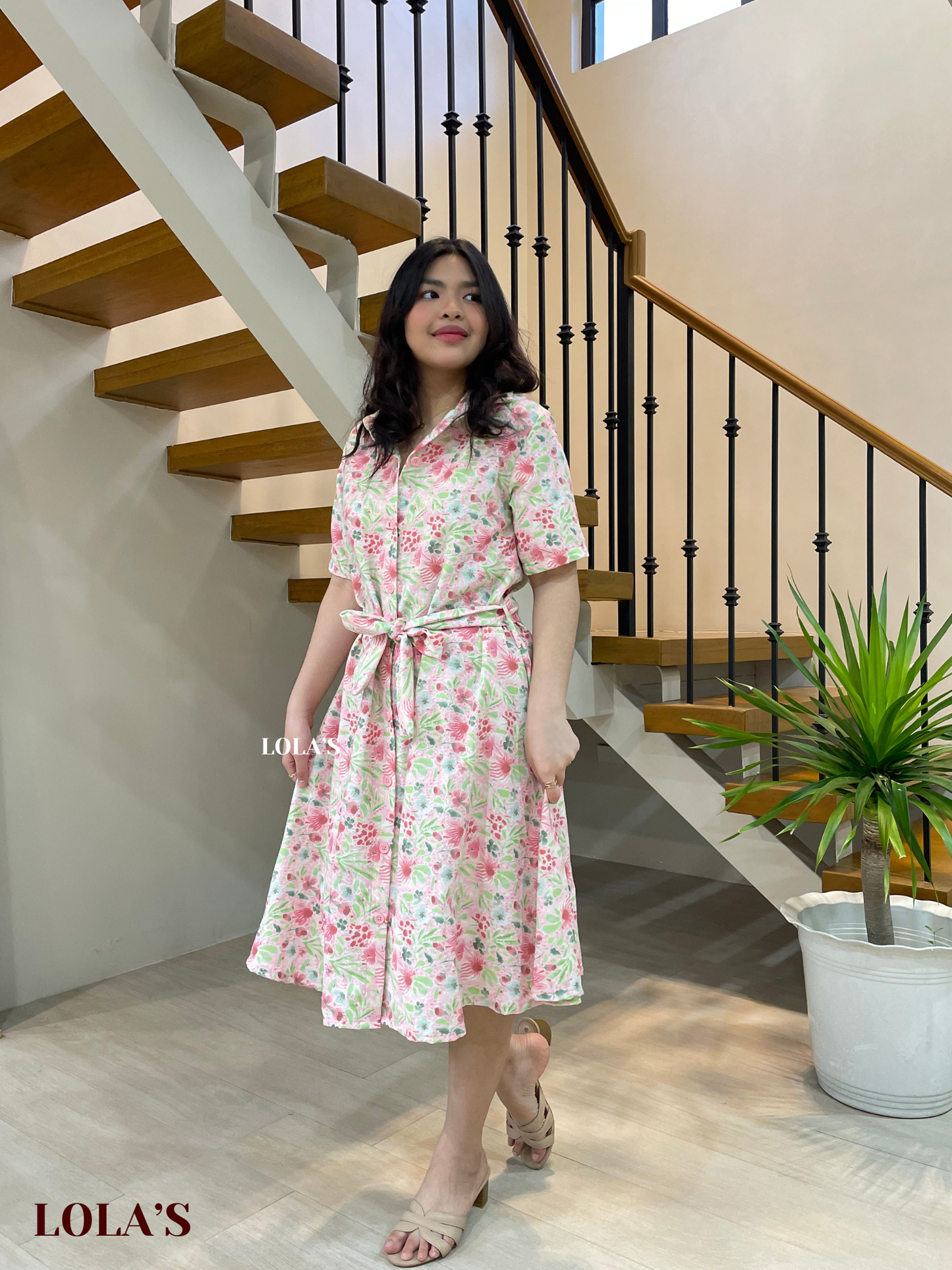 Alexa Polo Dress (Fresh Blooms)