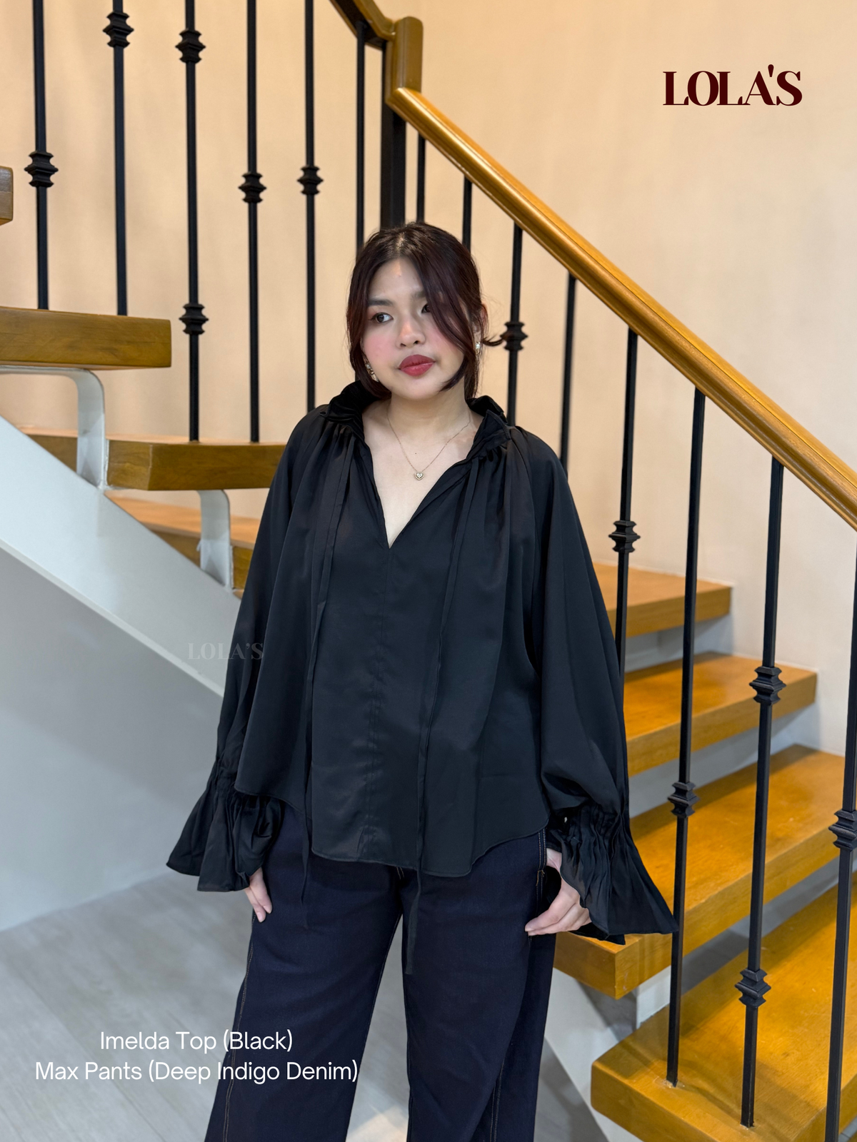 Imelda Blouse (Black)