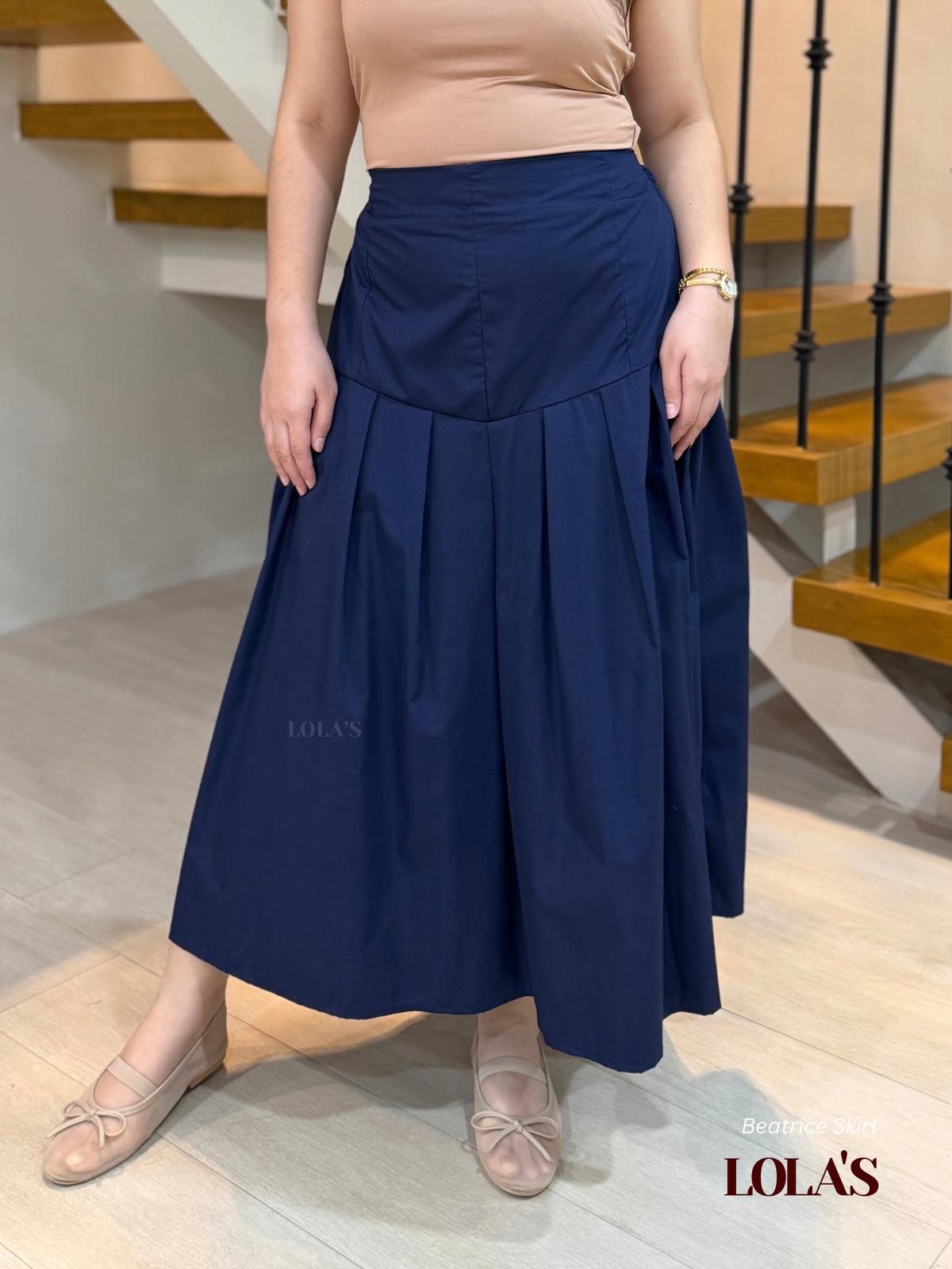 Beatrice Skirt (Navy Blue)