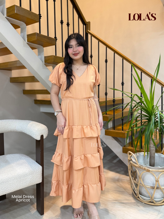 Melai Dress (Apricot)