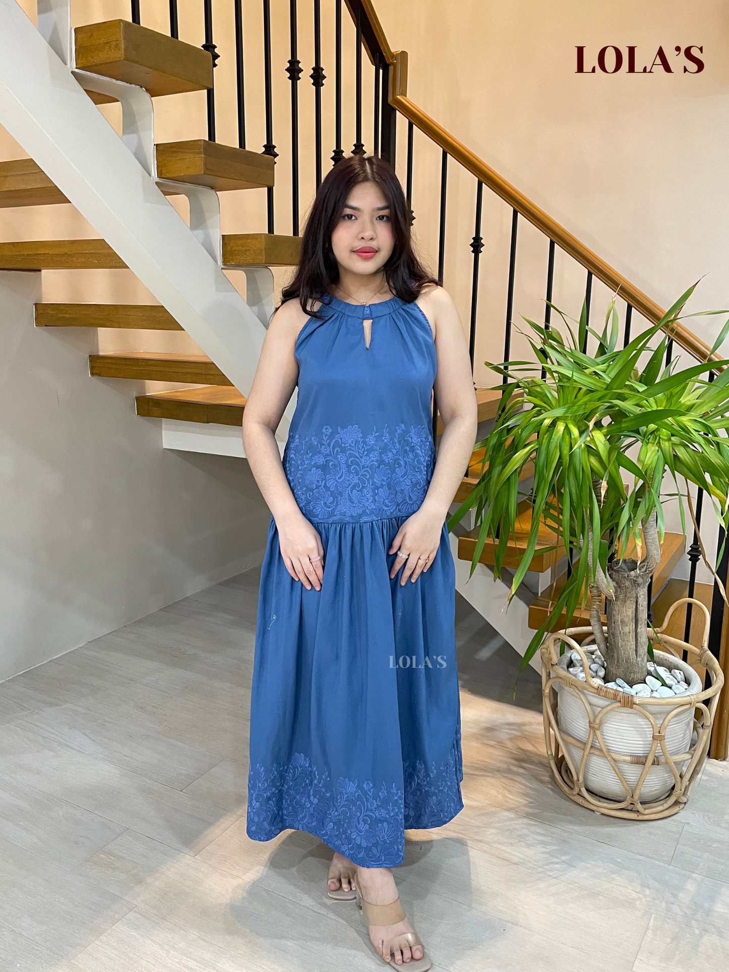 Chesca Dress (French Blue)