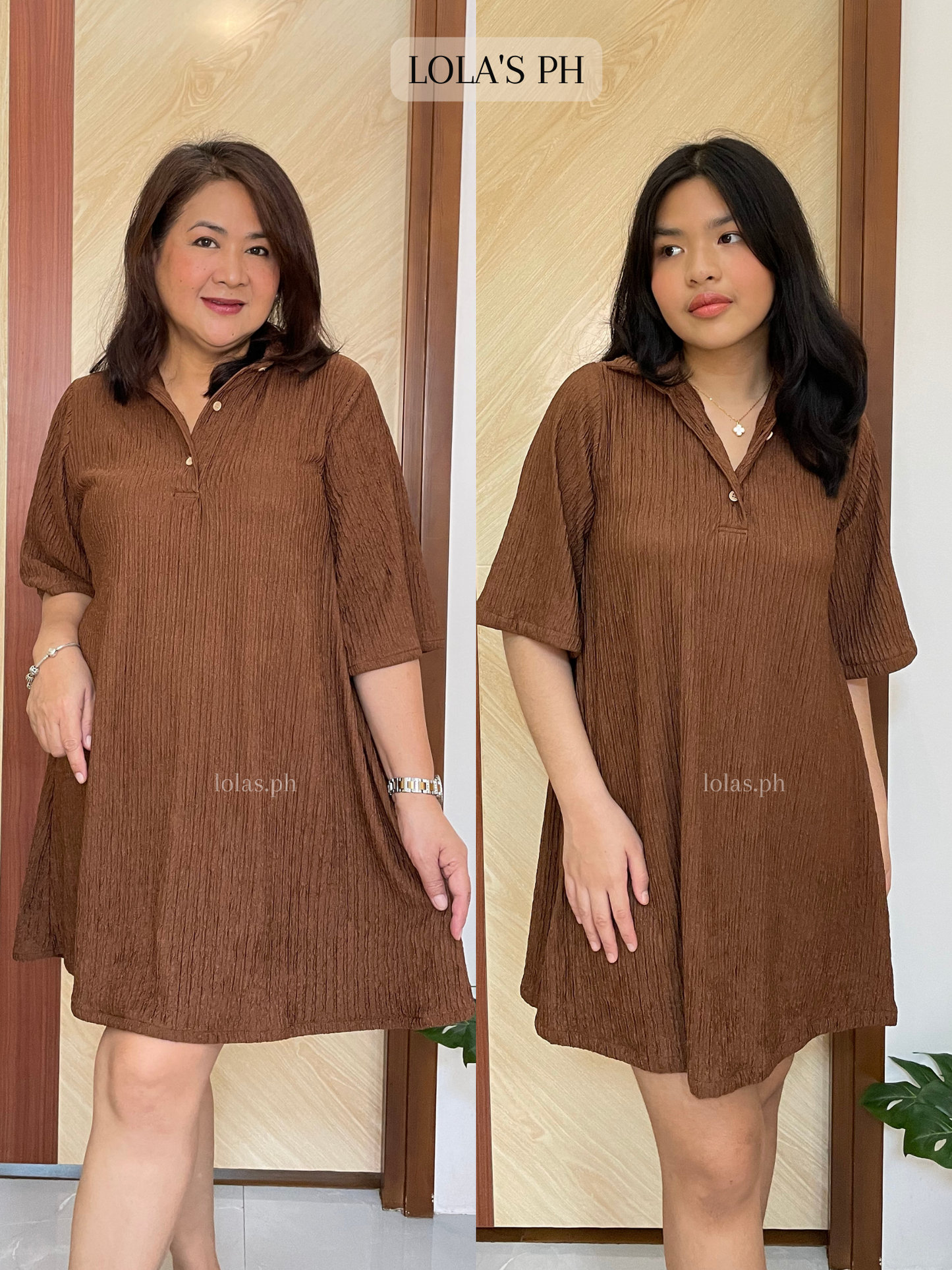 Hanni Dress (Dark Wood)