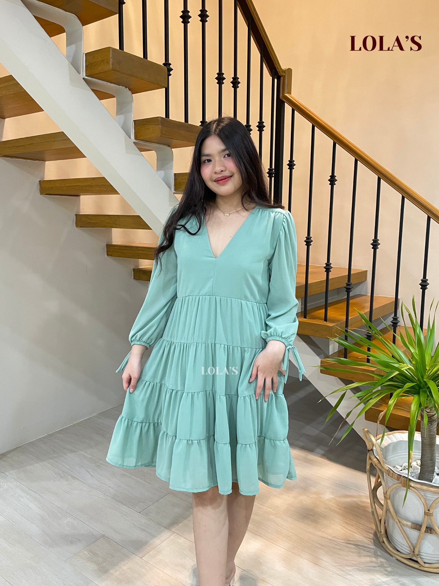 Diana Dress (Mint)