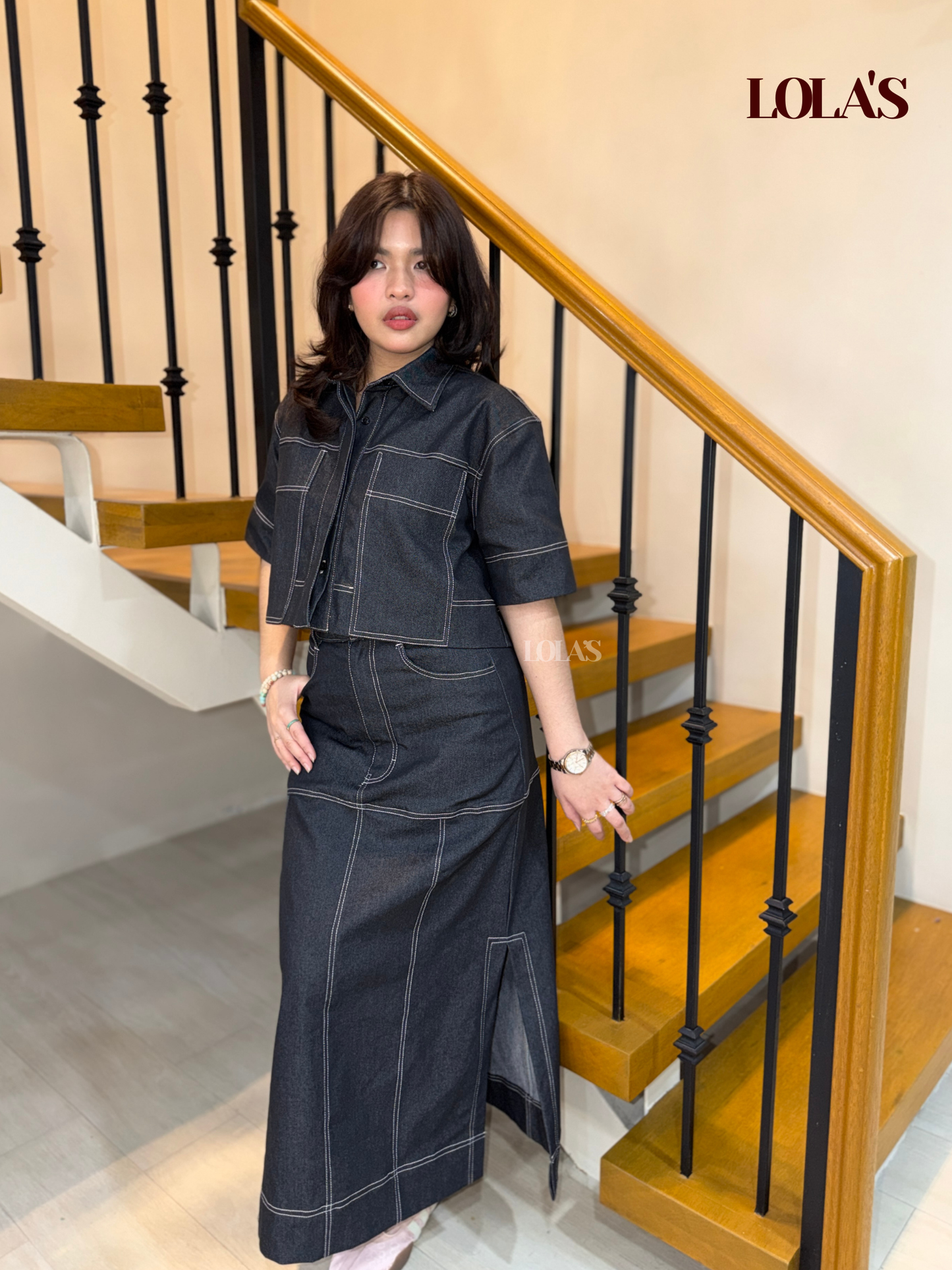 Sabina Skirt (Coal)
