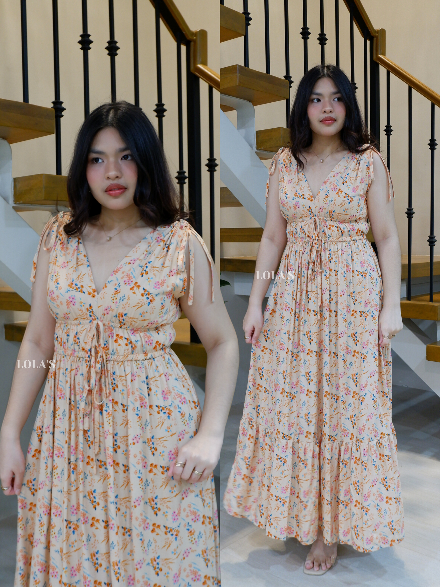 Adeline Dress (Lively Orange)