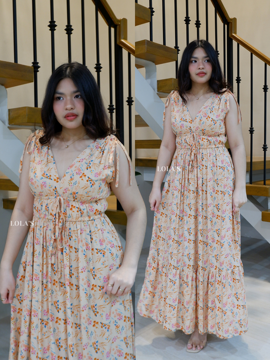 Adeline Dress (Lively Orange)