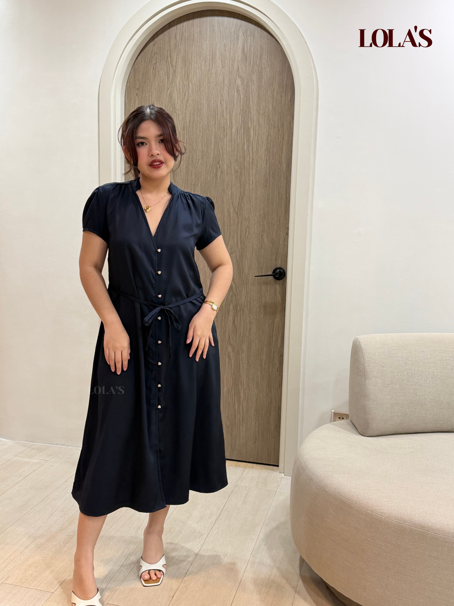 Kyle Dress (Dark Navy)