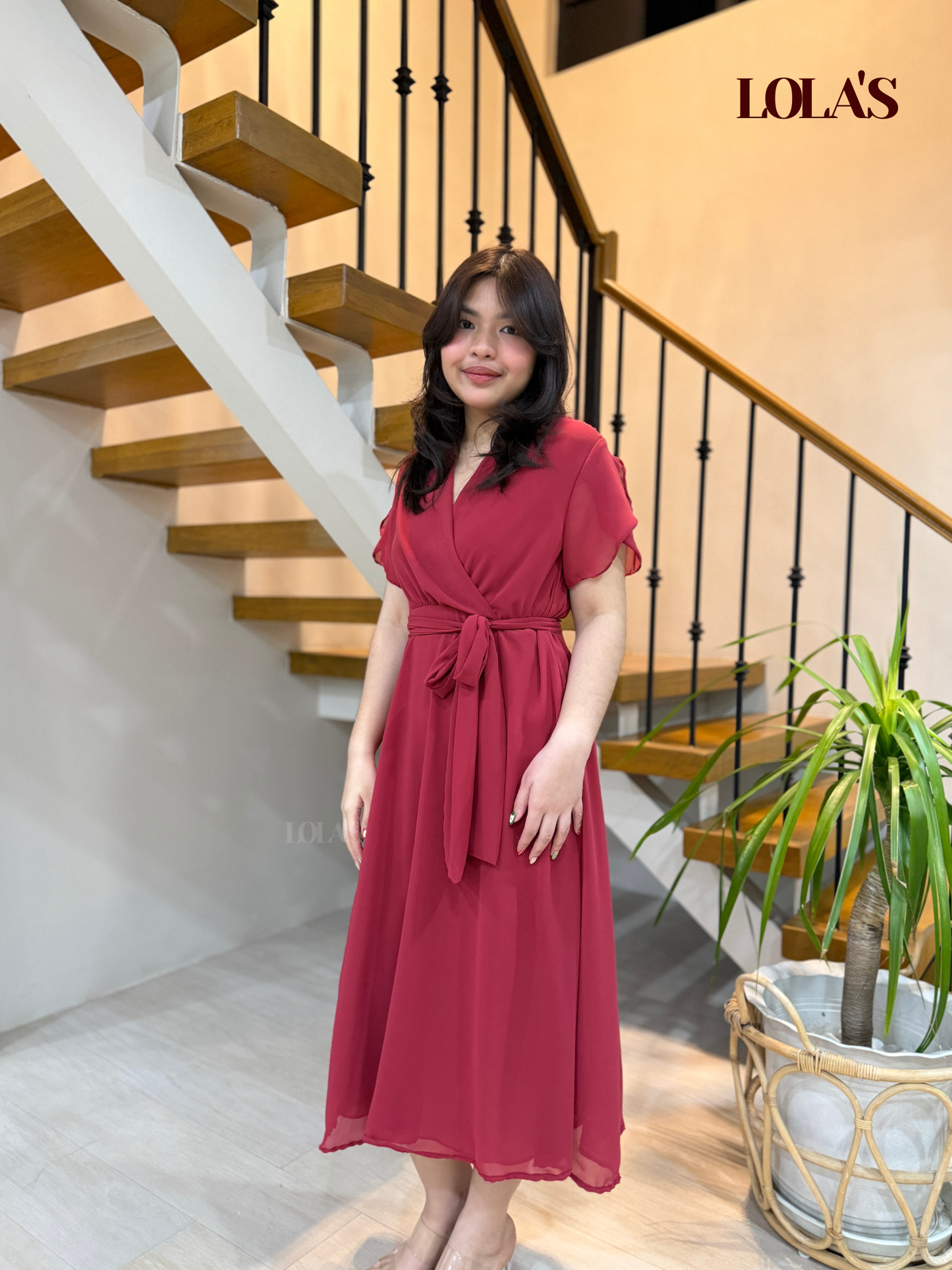 Glinda Dress (Raspberry)