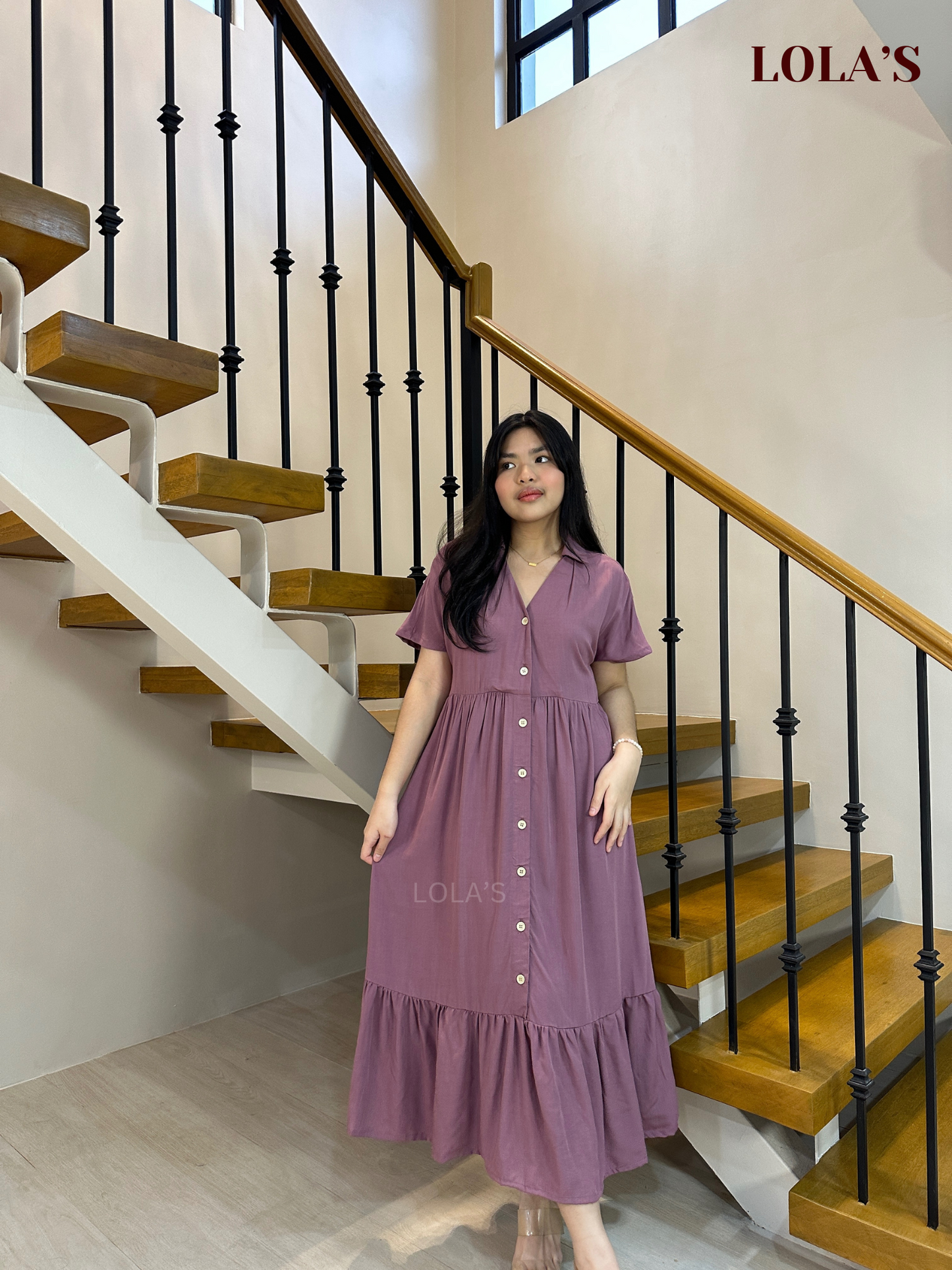 Regine Dress (Mauve)