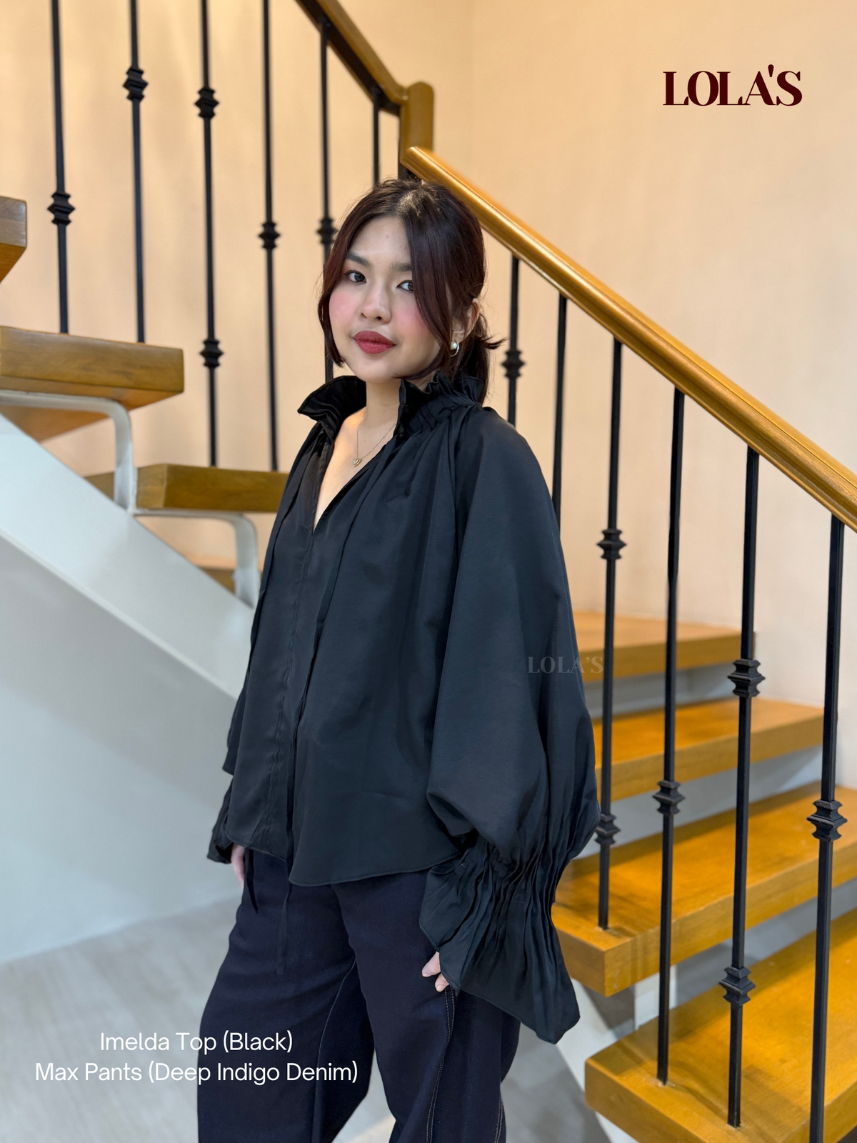 Imelda Blouse (Black)