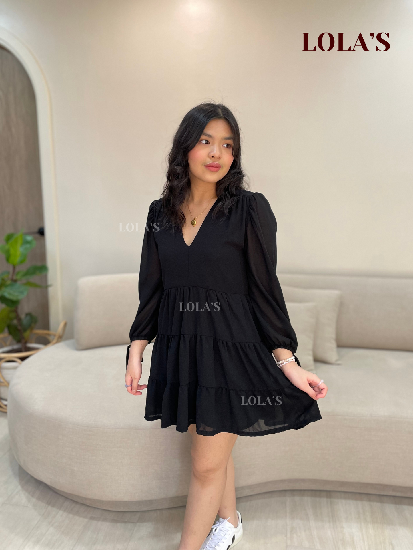 Monina Dress (Black)