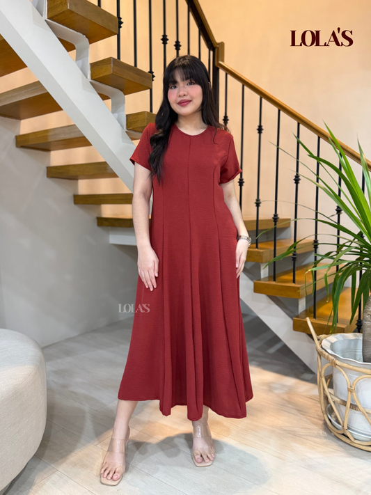 Kathleen Dress (Terracotta)