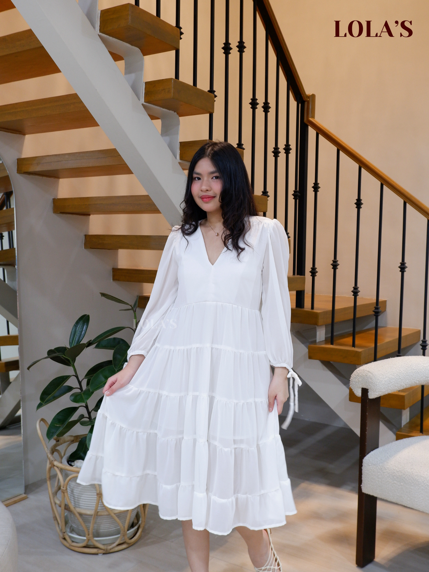 Anna Dress (White)