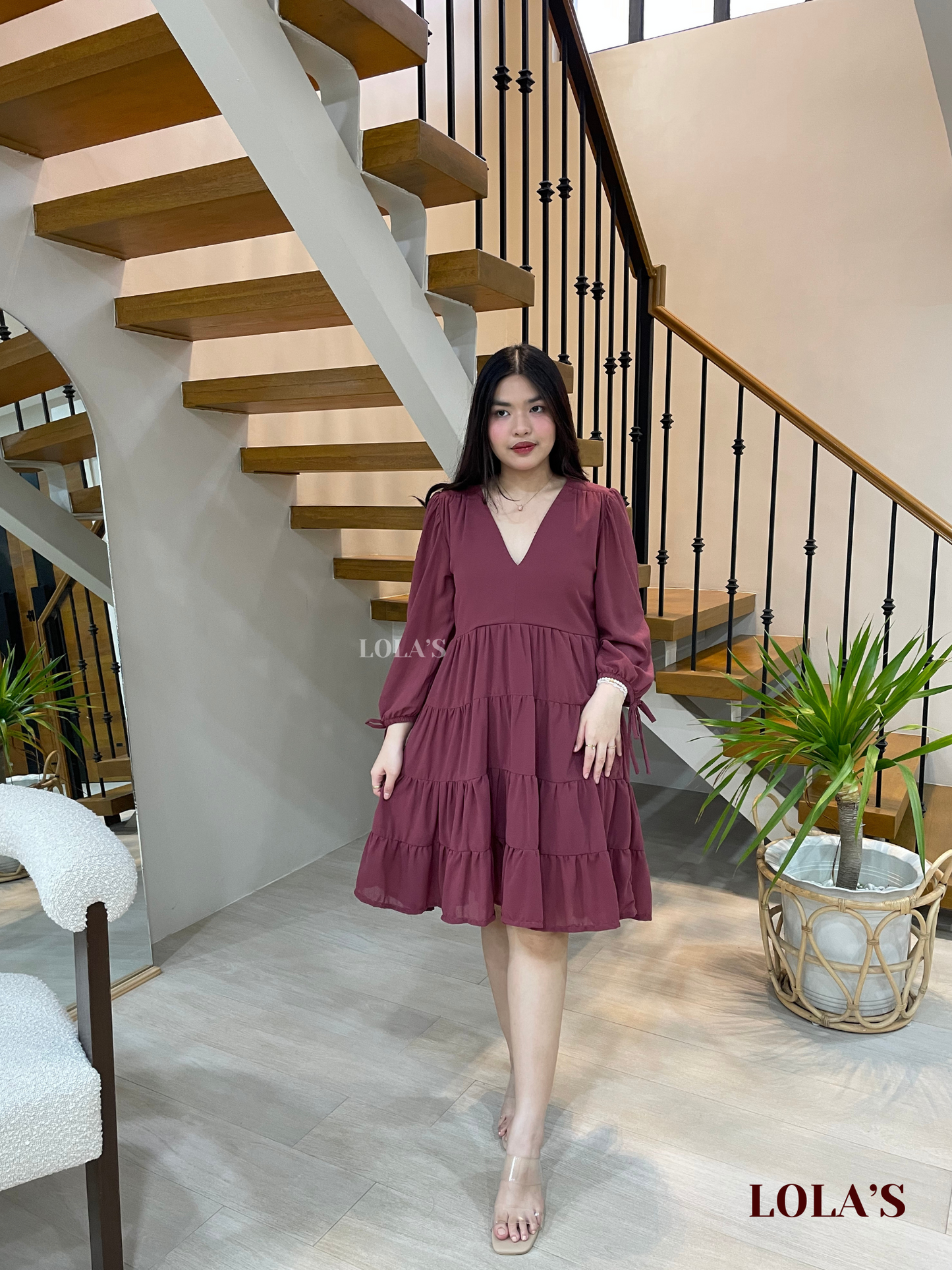 Diana Dress (Mauve)