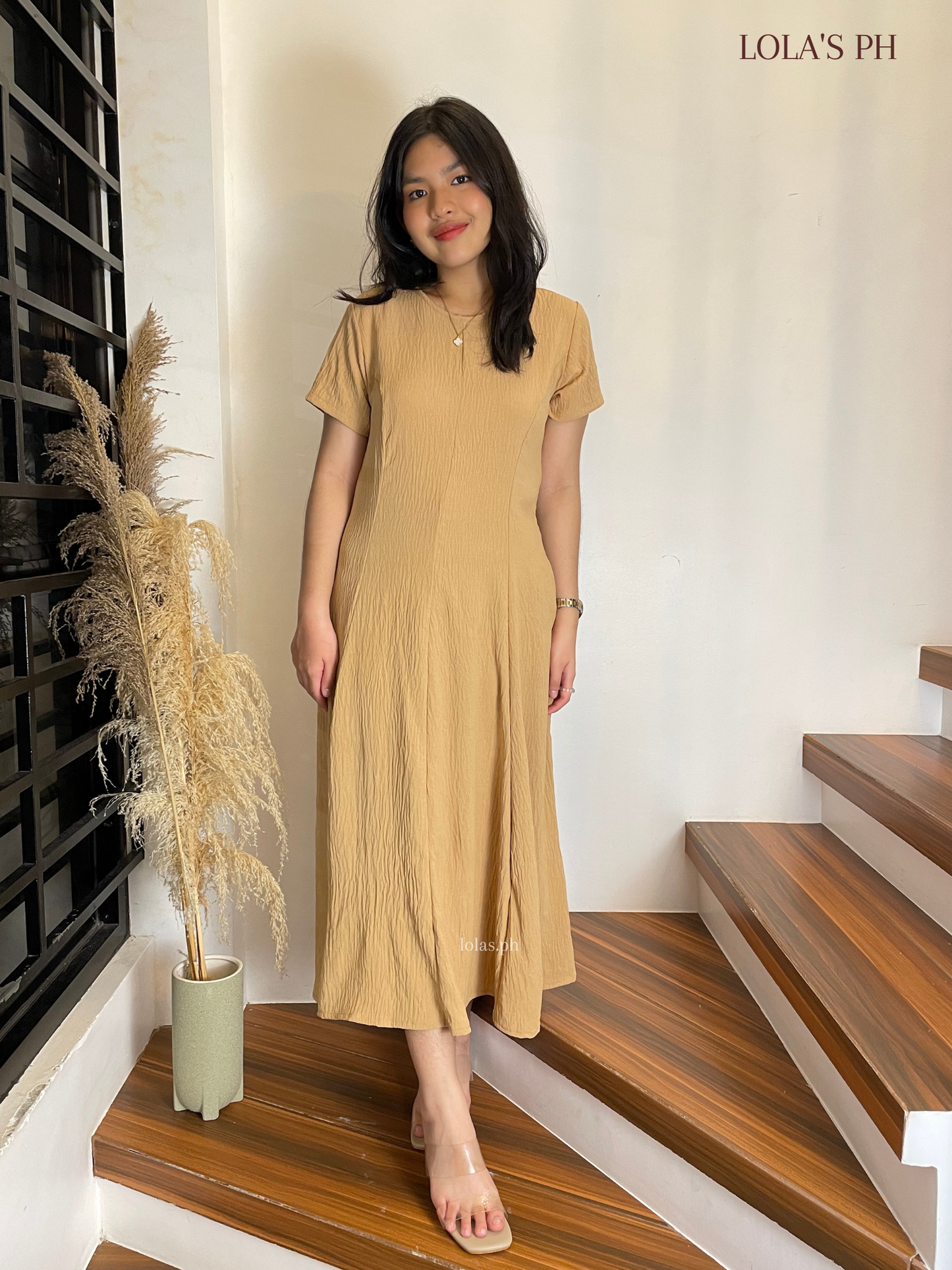 Kathleen Dress (Beige)