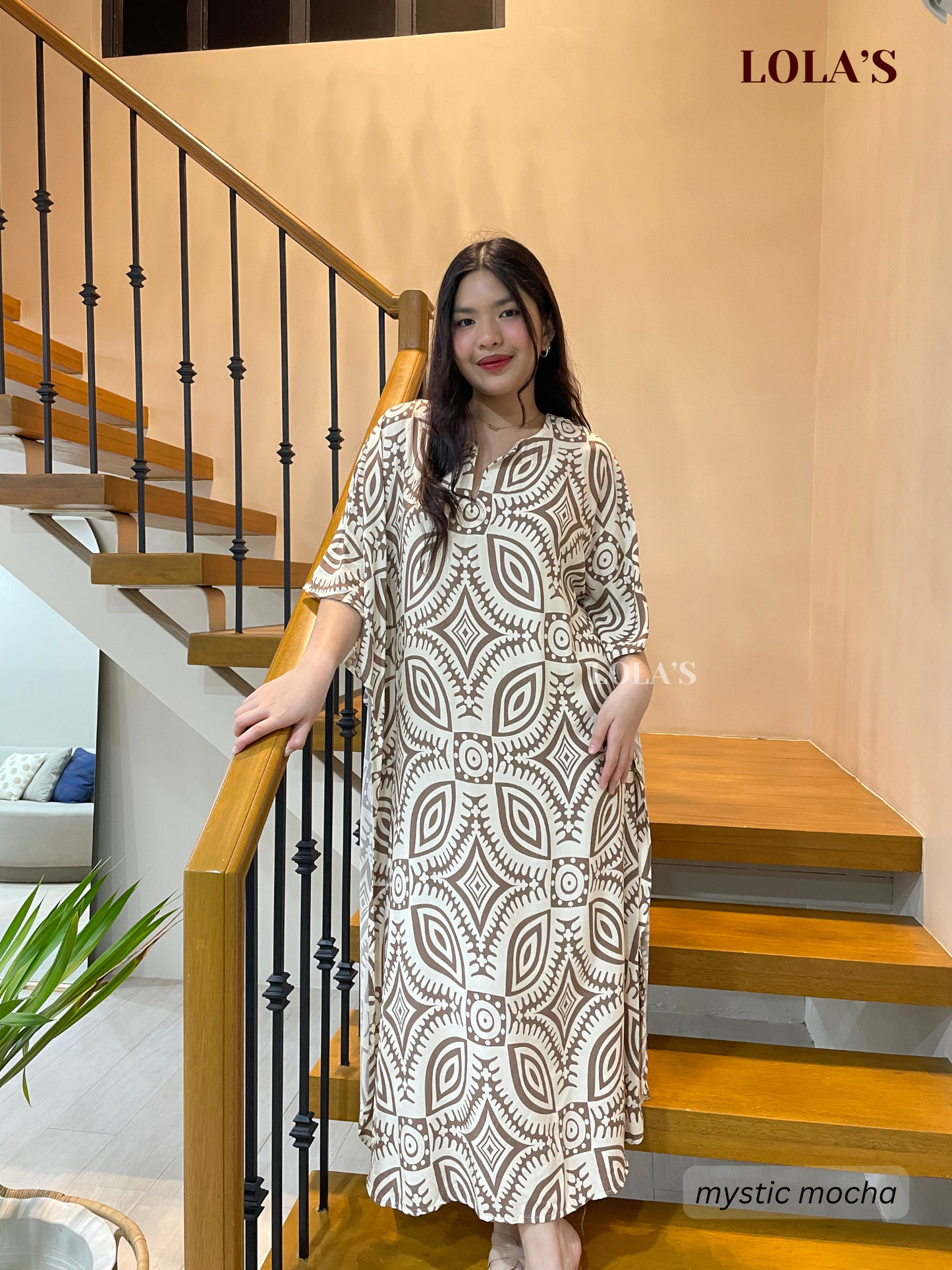 Donya Dress (Mystic Mocha)