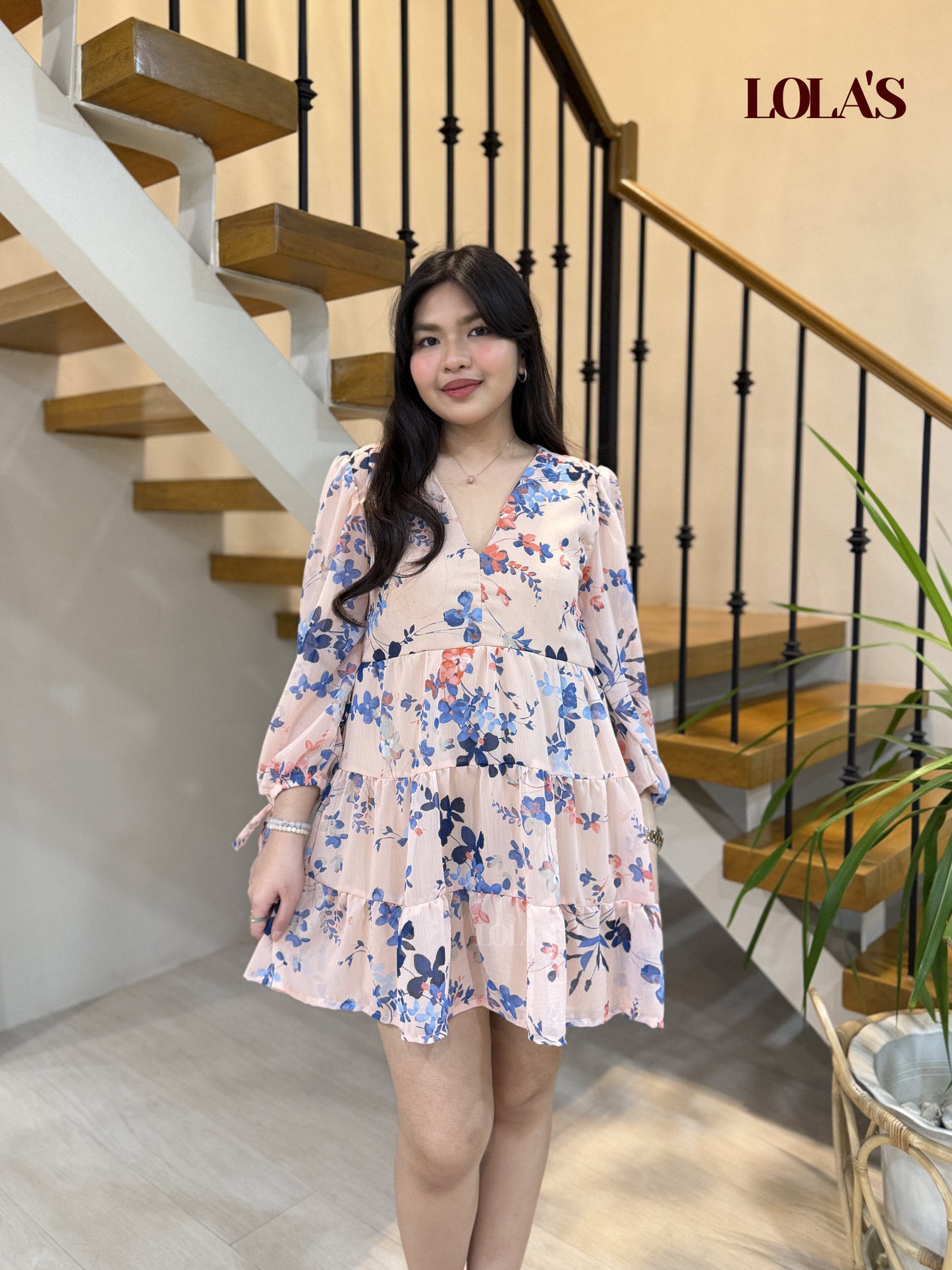 Monina Dress (Innocent Pink)