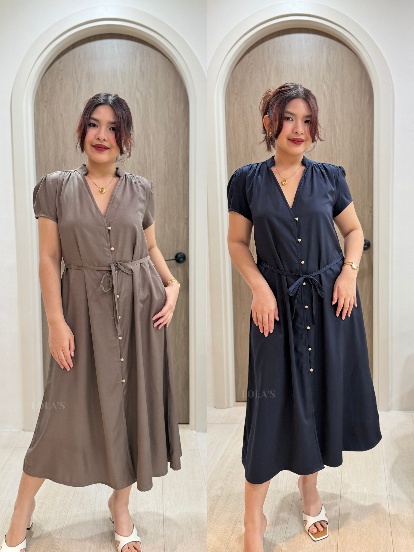 Kyle Dress (Taupe)